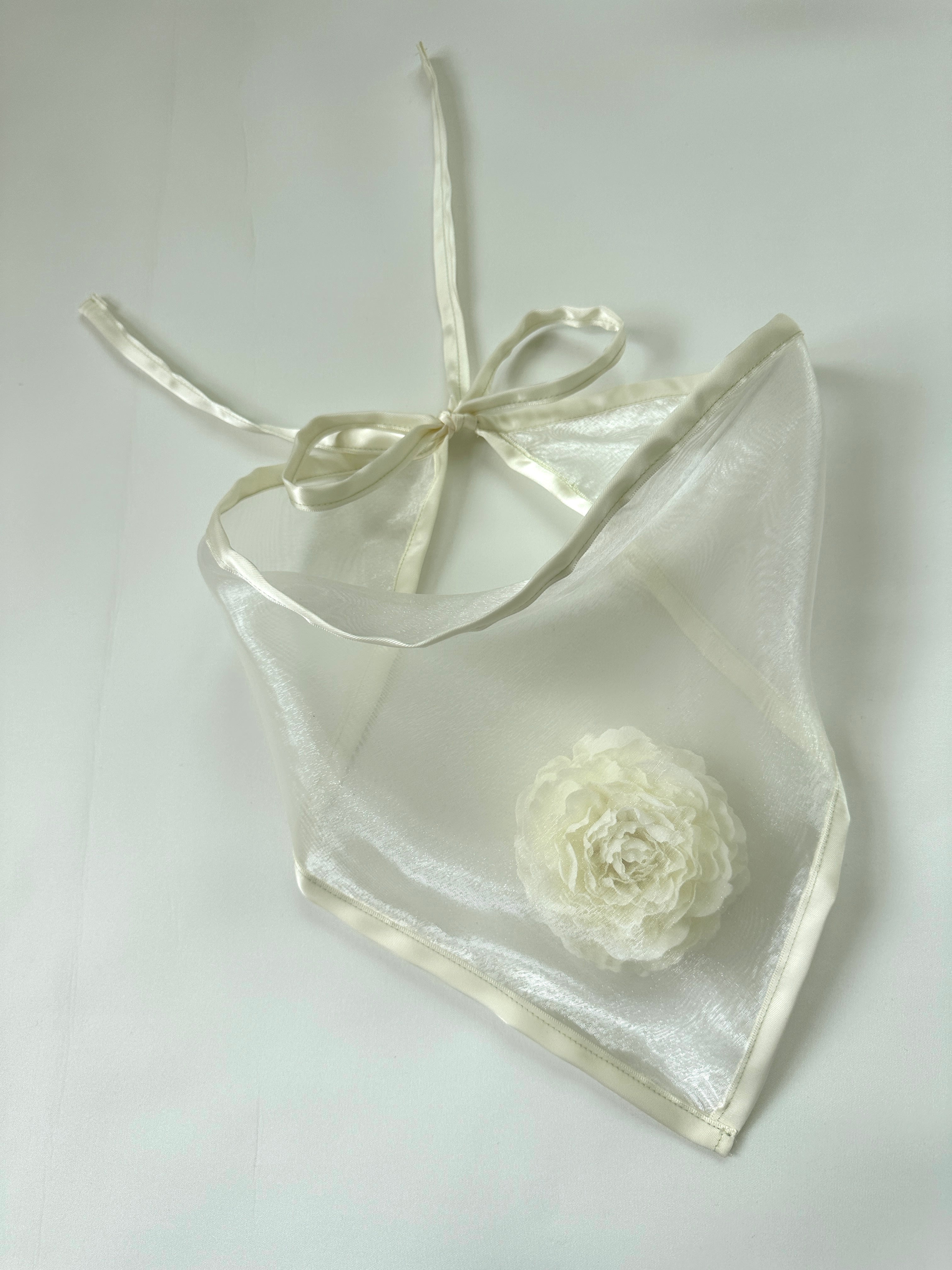 Peony Filled Headscarf