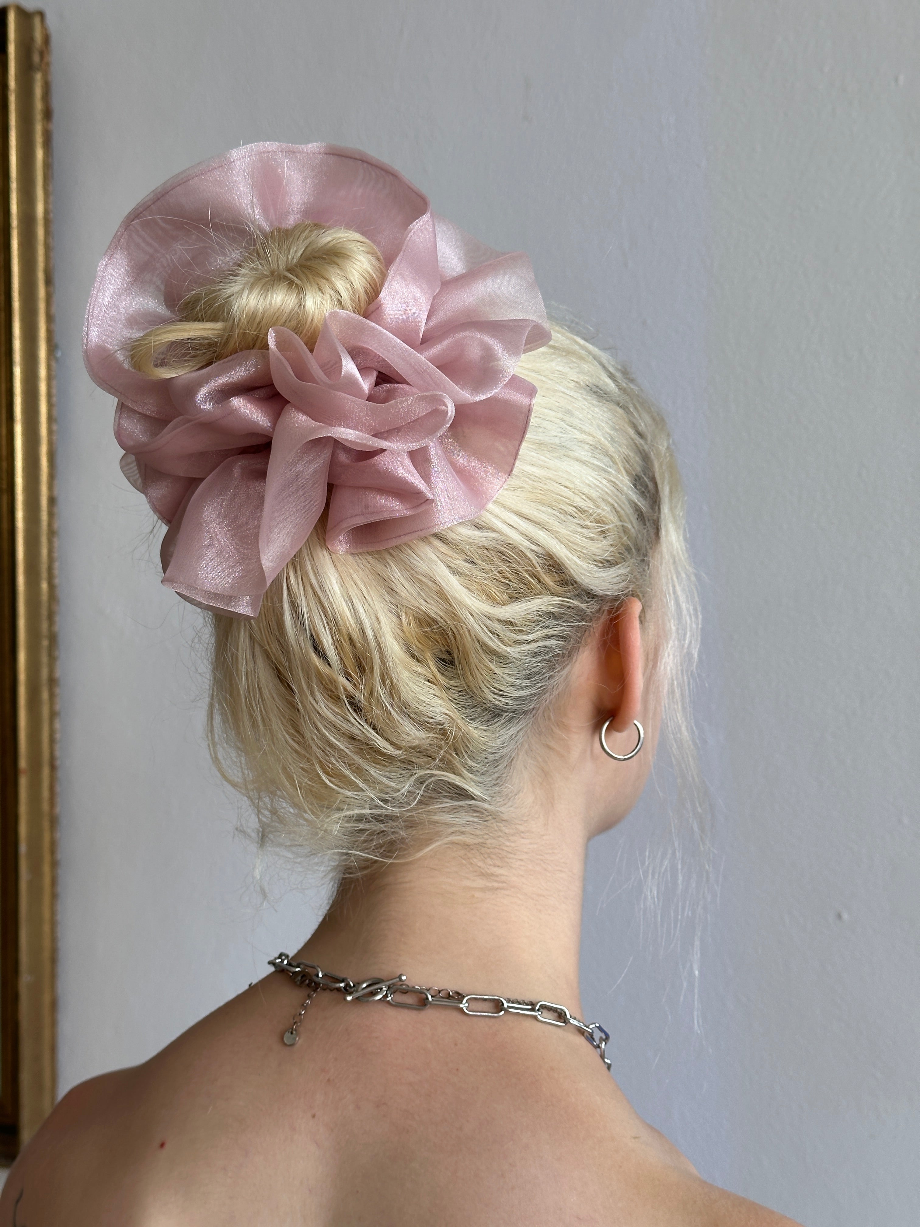 Cloud Ruffle Scrunchie