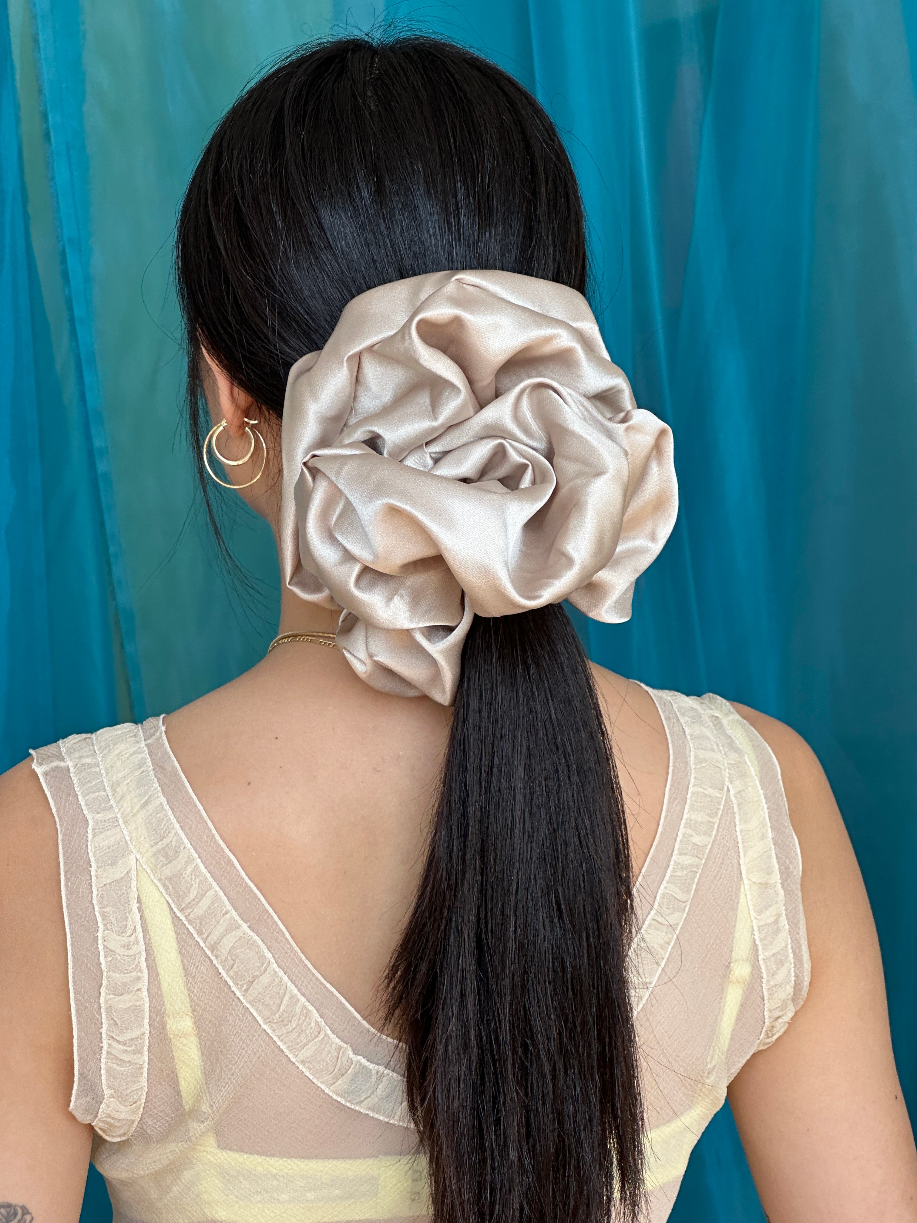 Giant Satin Scrunchie