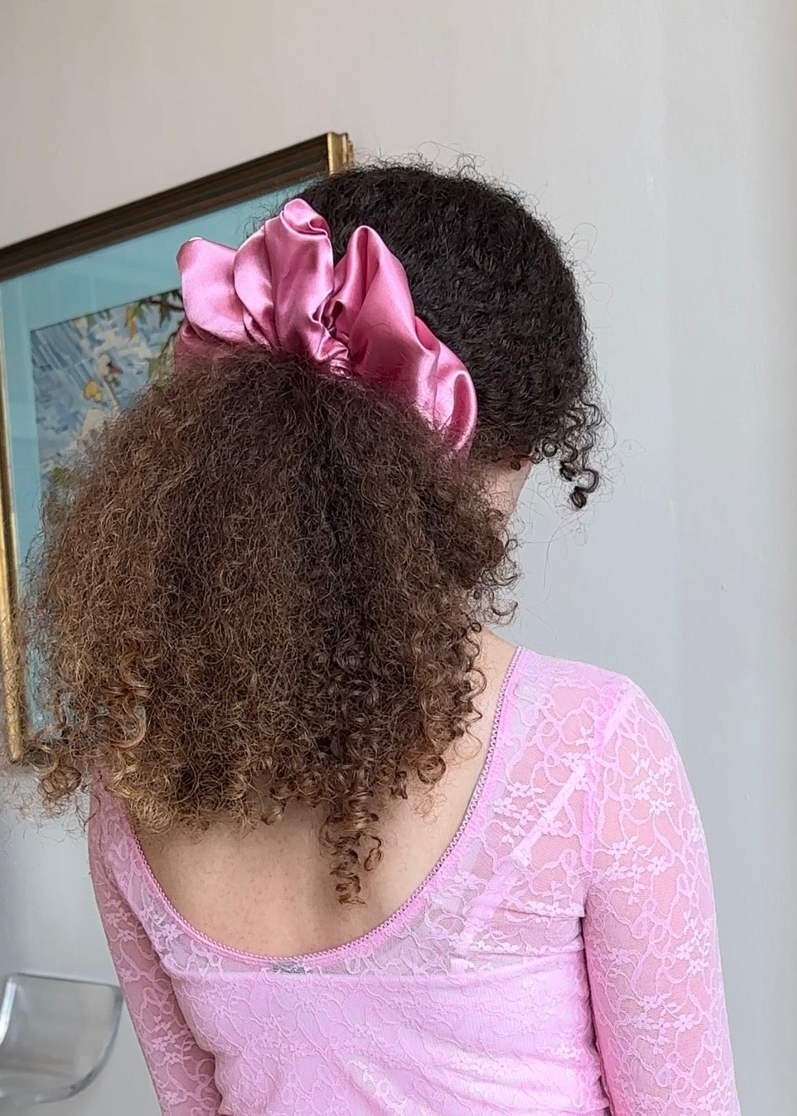 Giant Satin Scrunchie