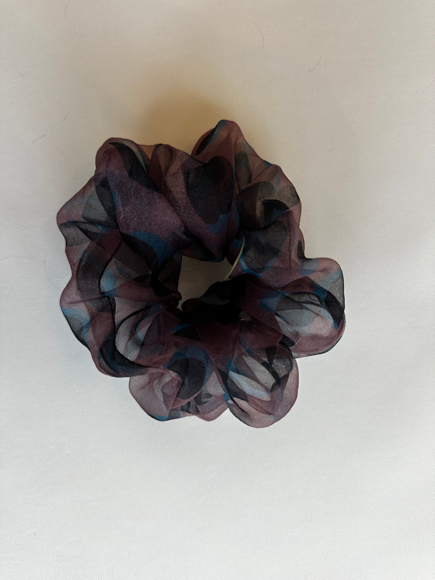 Printed Mini Cloud Scrunchie