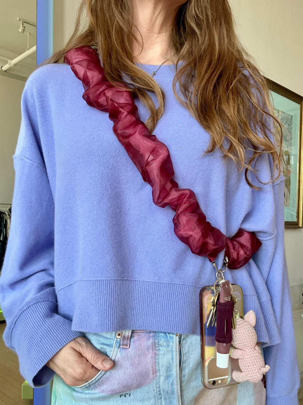 Scrunchie Crossbody Strap