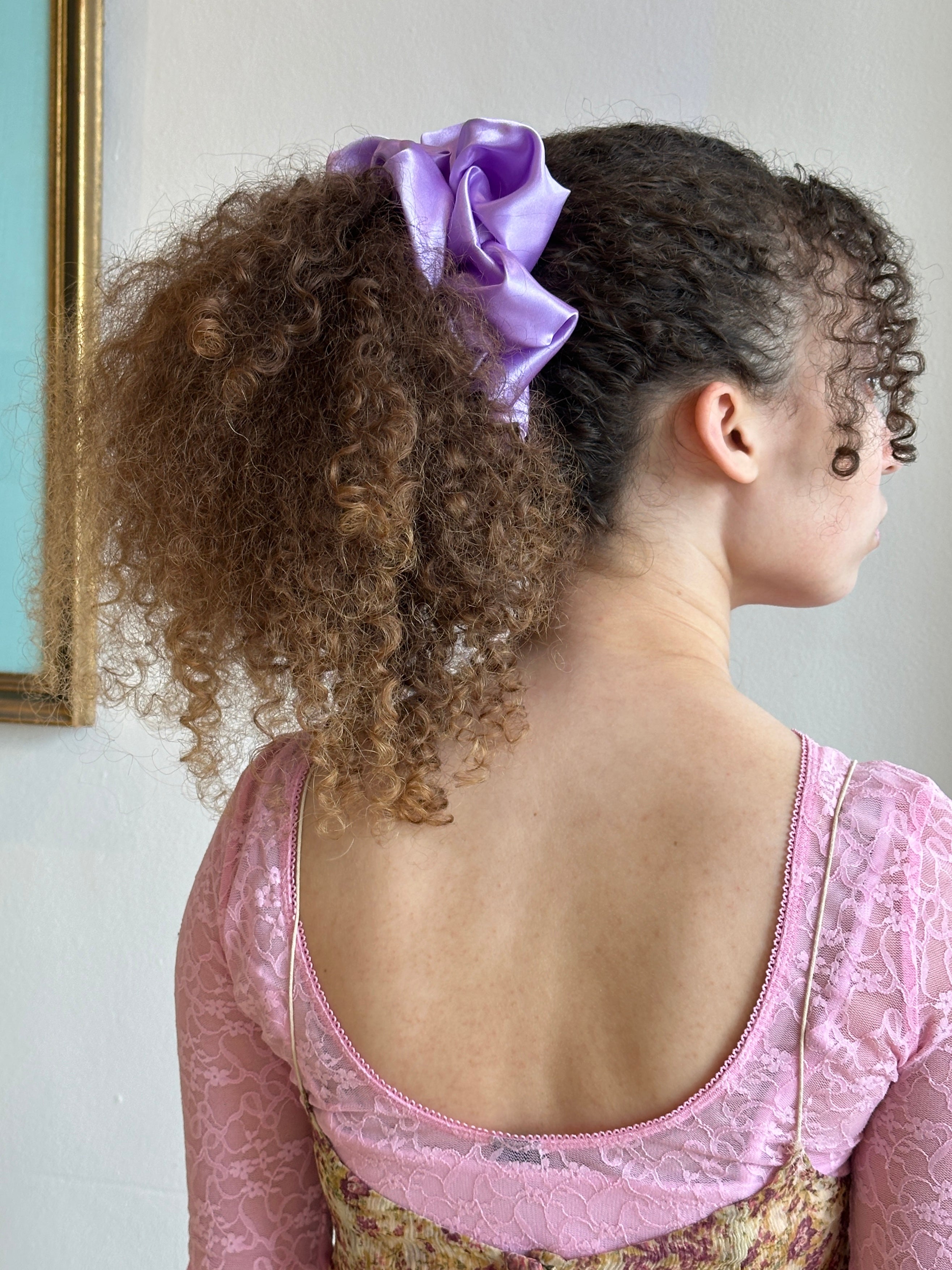 Giant Satin Scrunchie