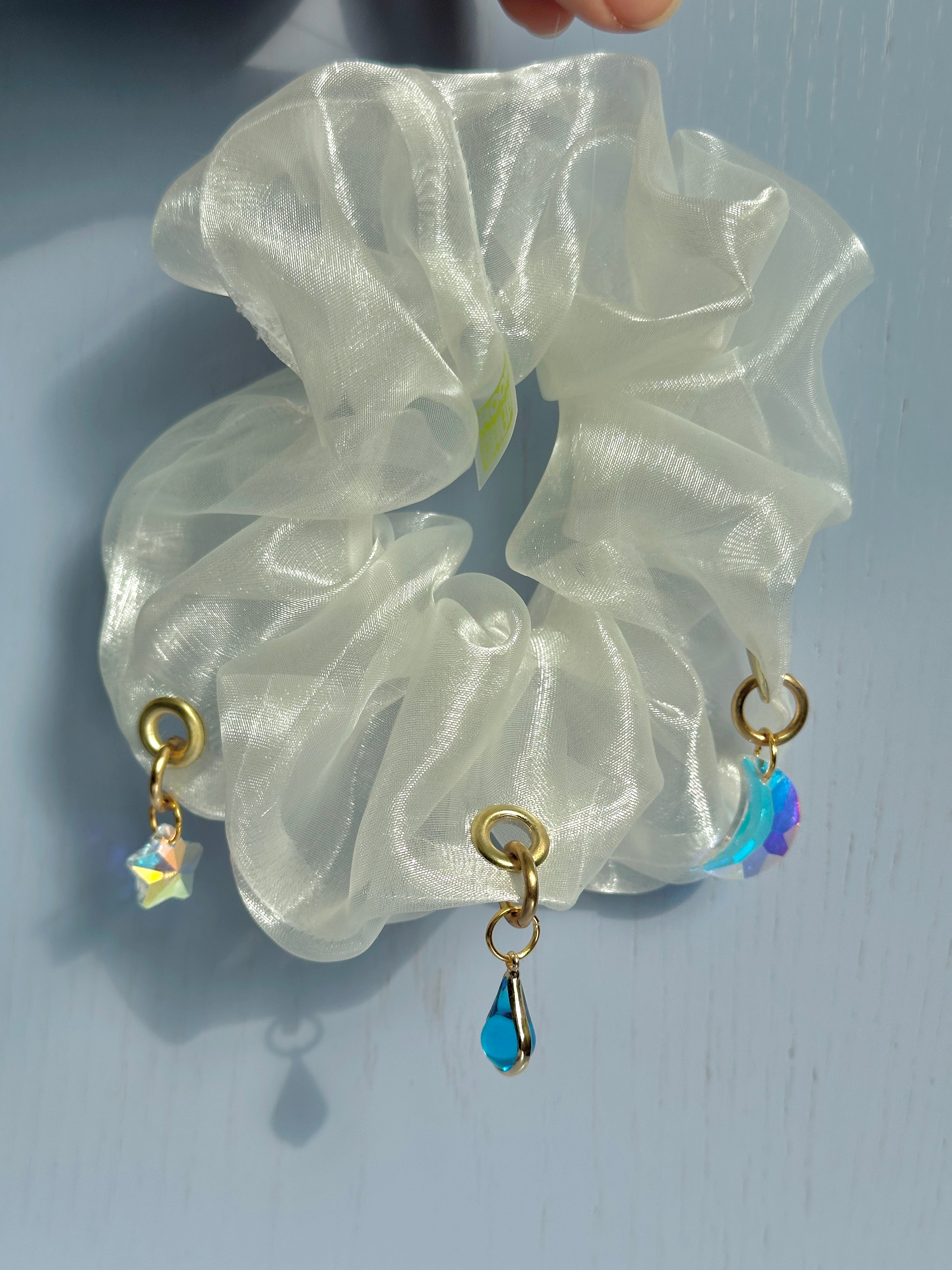 Cloud Charm Scrunchie