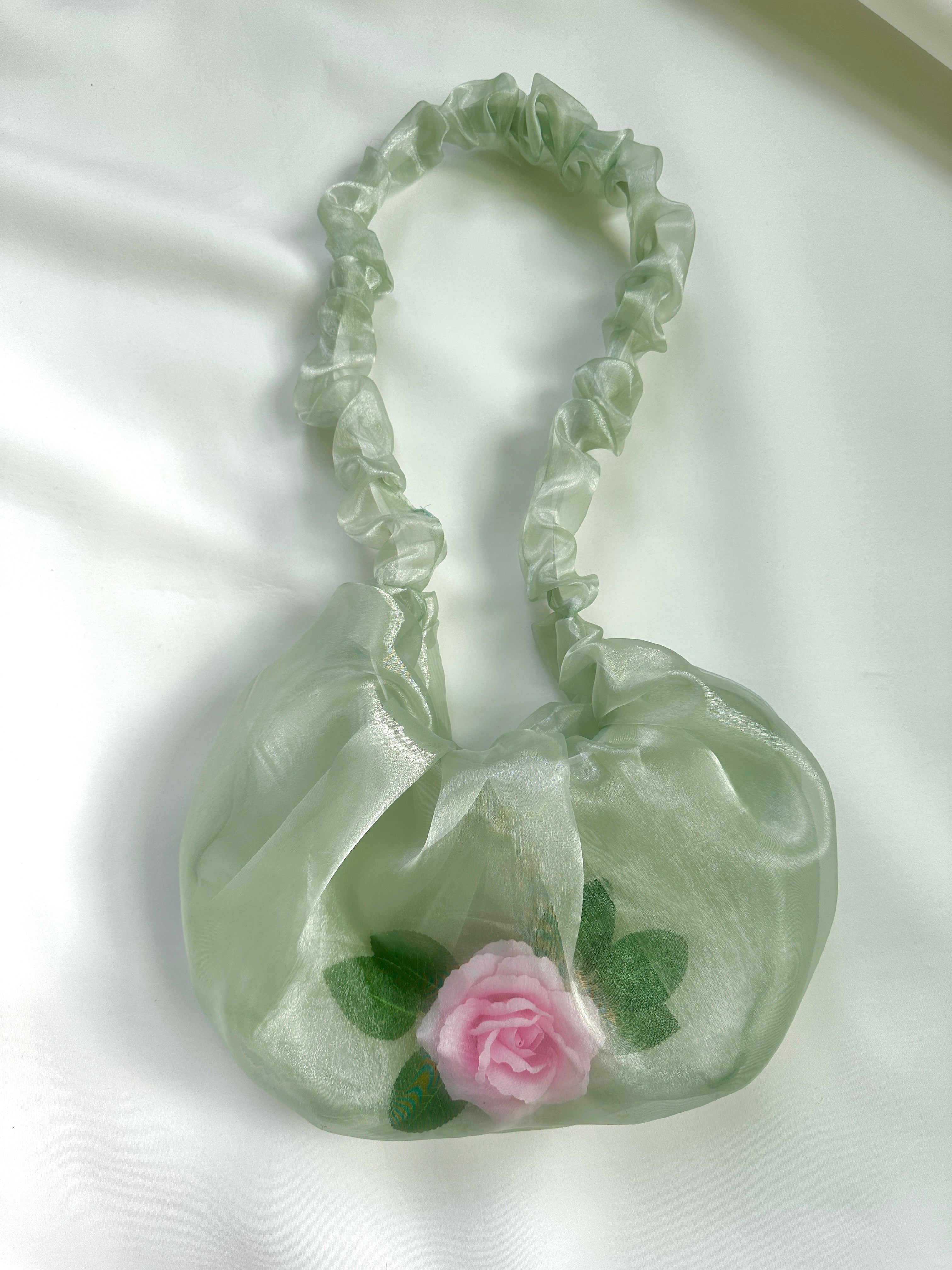 Rose Filled Crossbody Bag