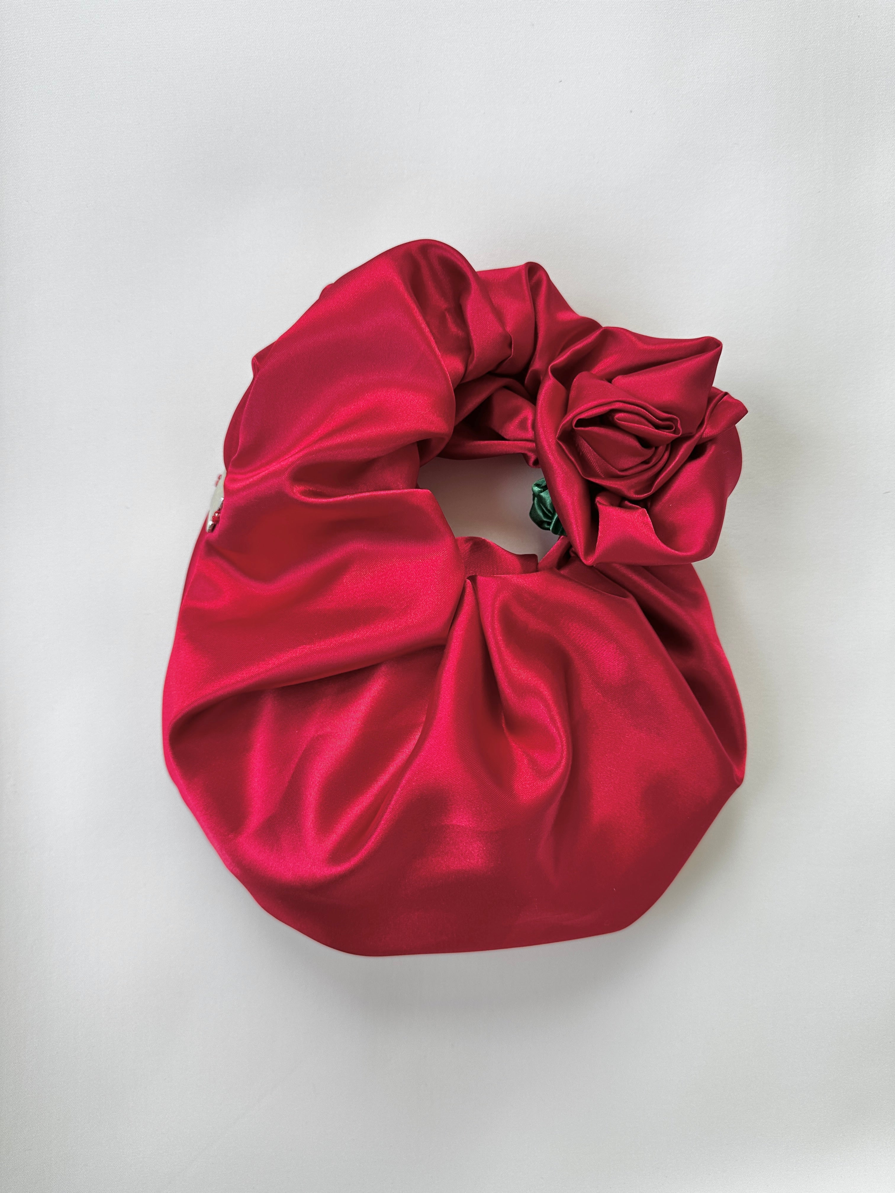 Rose Scrunchie Mini Bag
