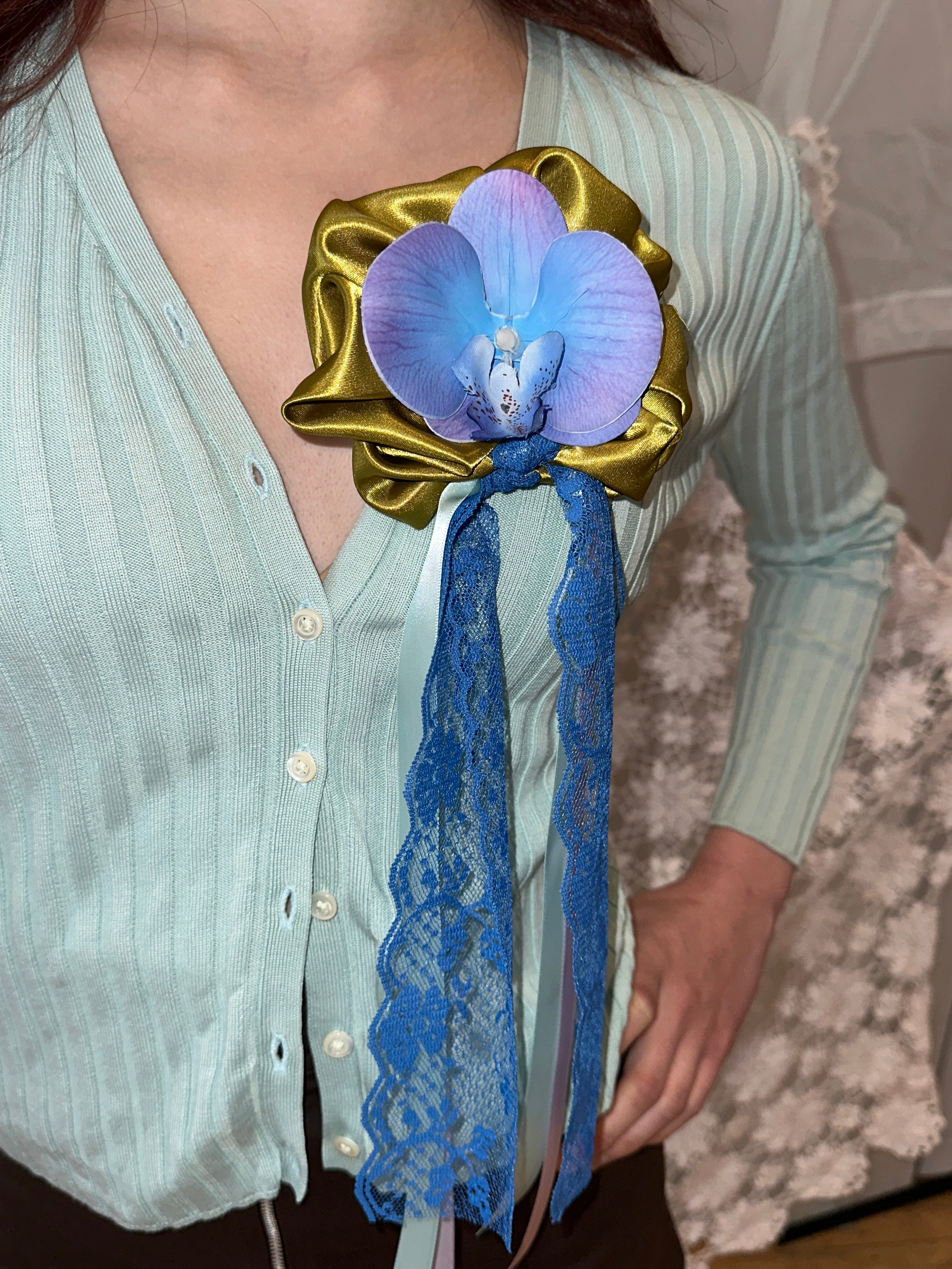 Odette Orchid Brooch