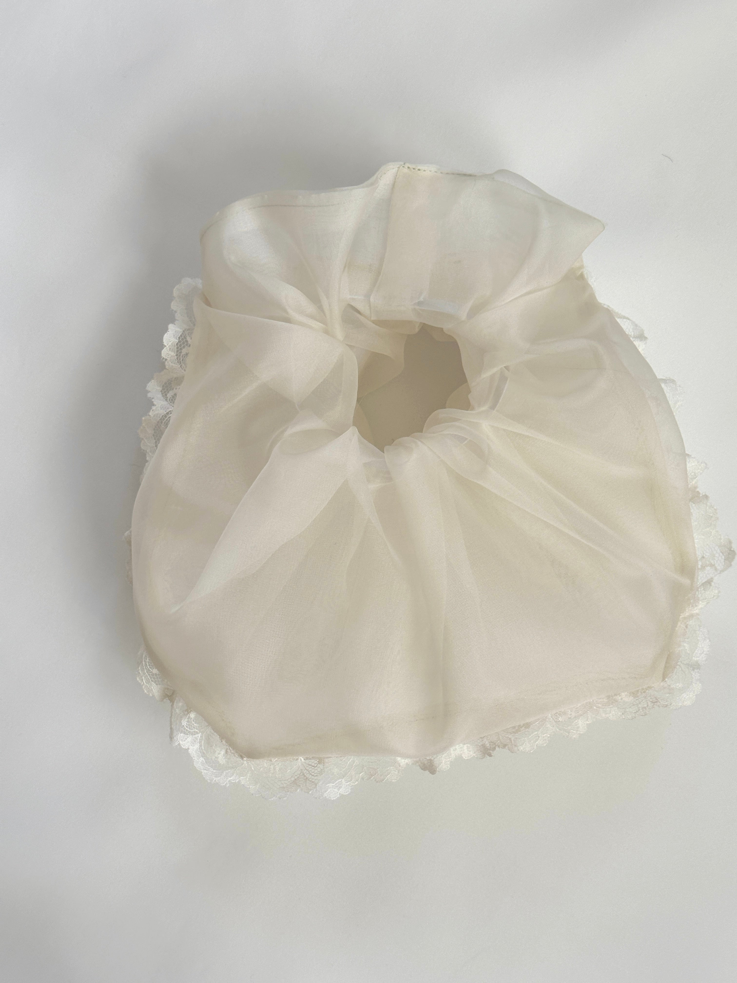 Lacy Silk Organza Clutch