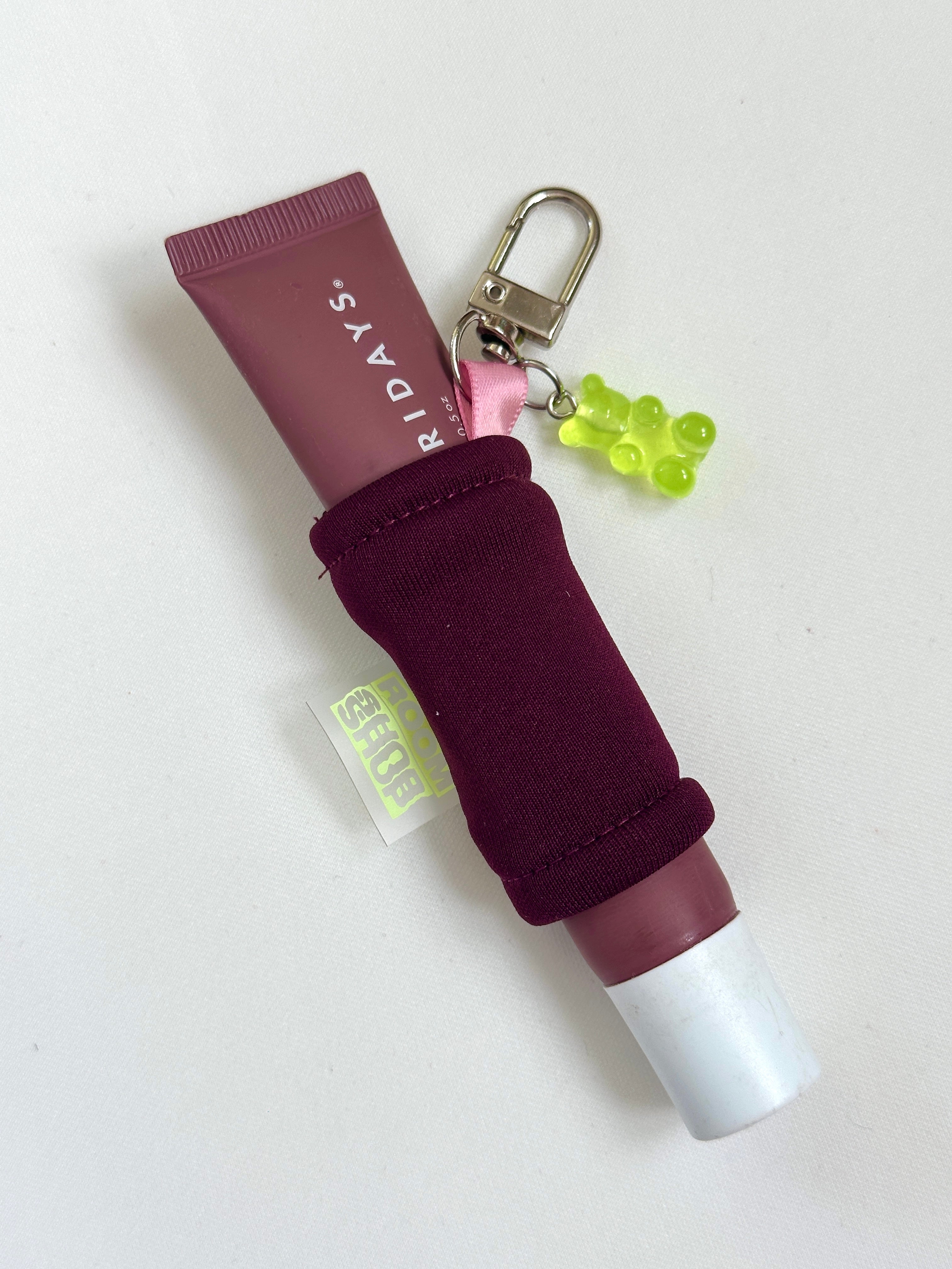 Lip Gloss Coozie Keychain