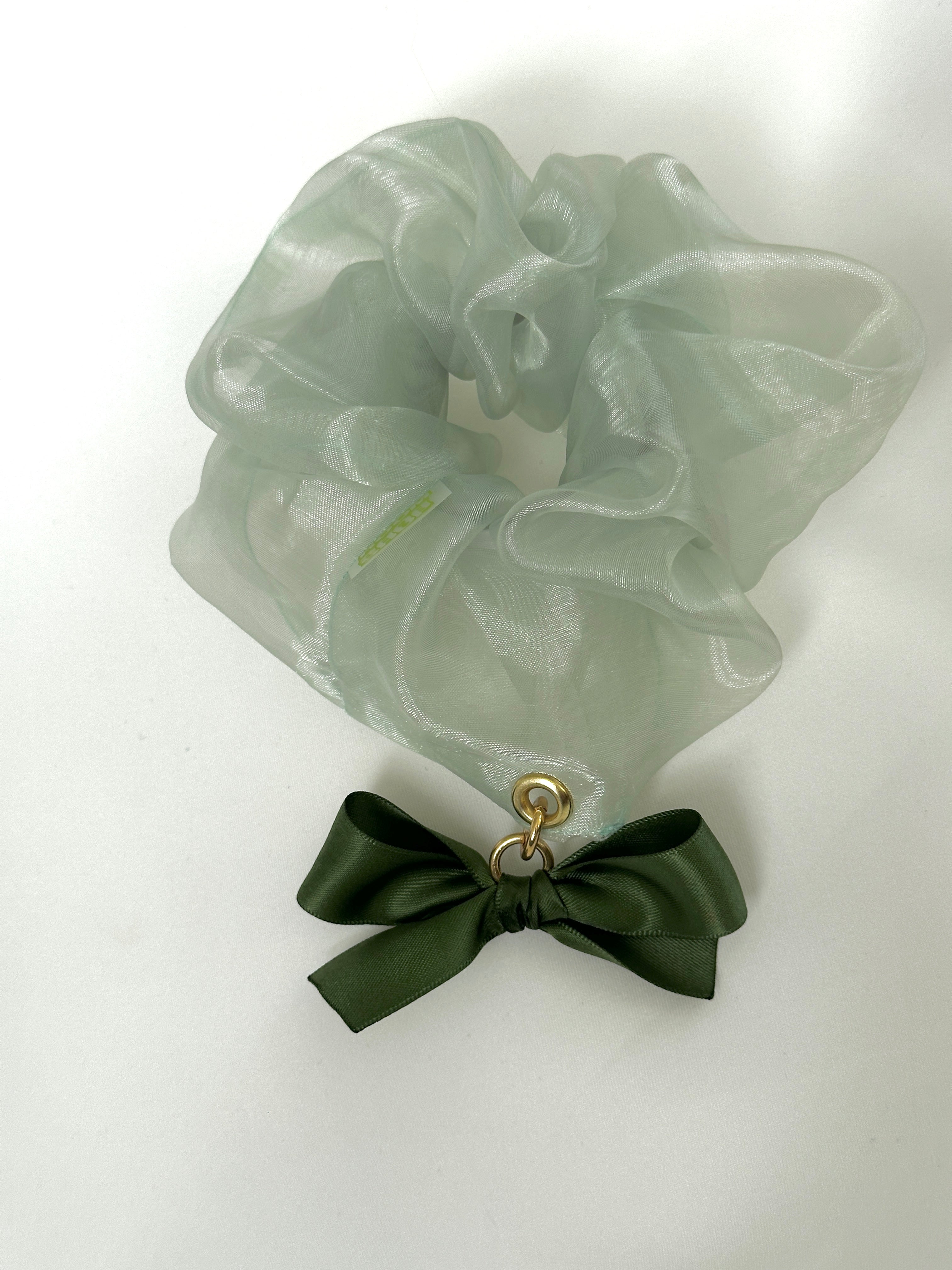 Marie Bow Charm Scrunchie