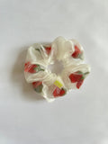 Mini Sheer Rose Stuffed Scrunchie