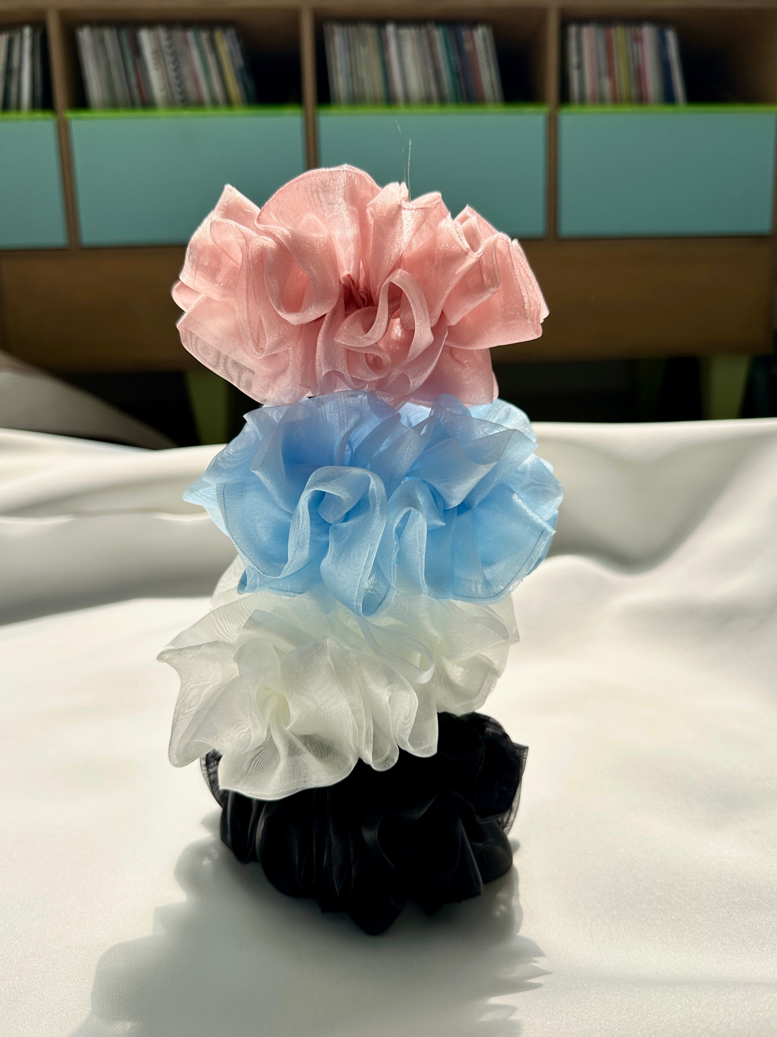 Cloud Ruffle Scrunchie