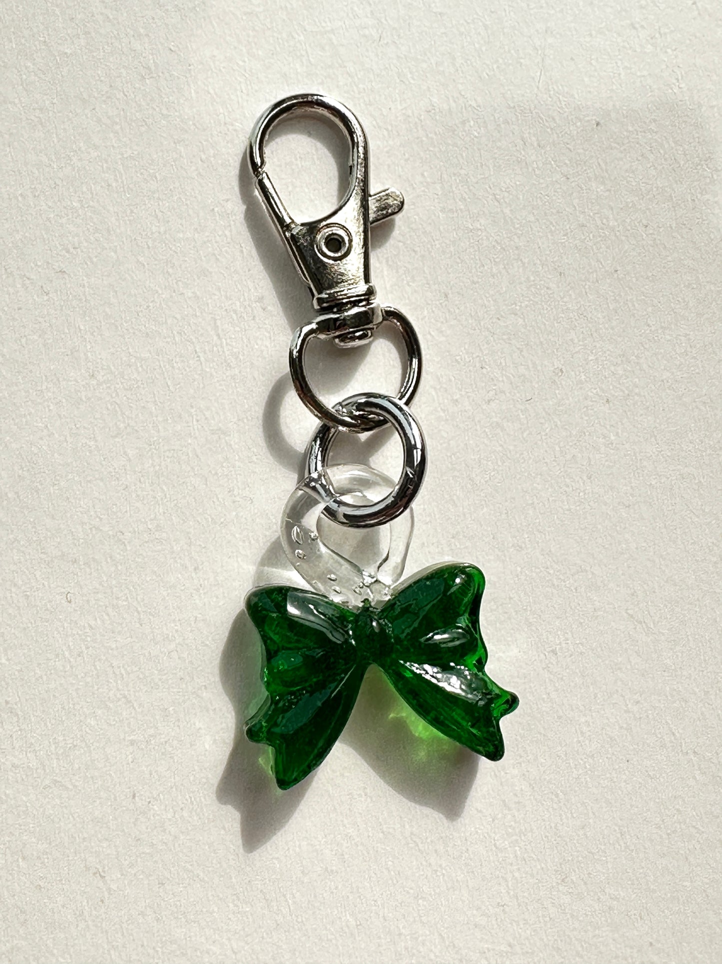 Glass Charm Clip