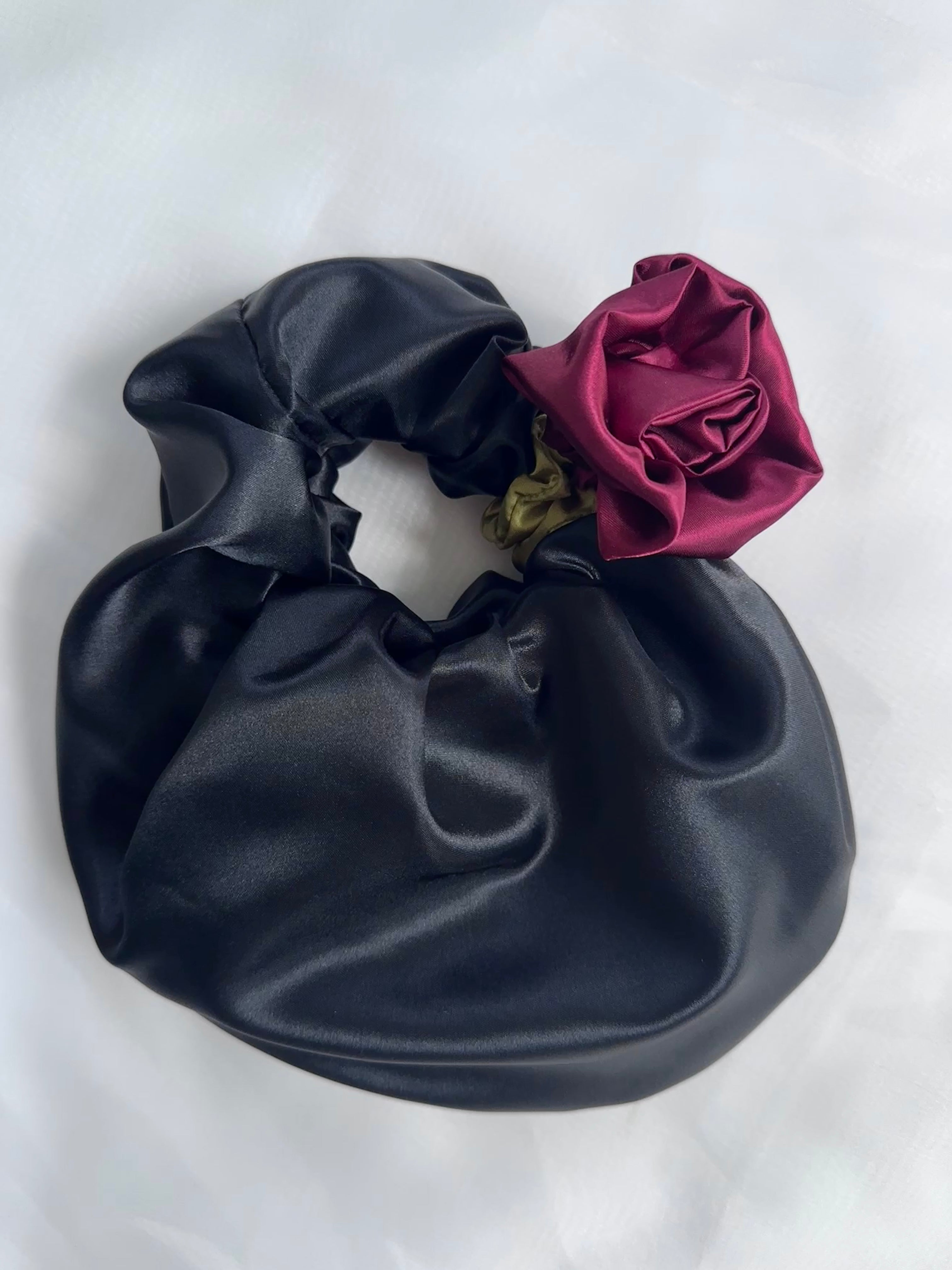 Rose Scrunchie Mini Bag