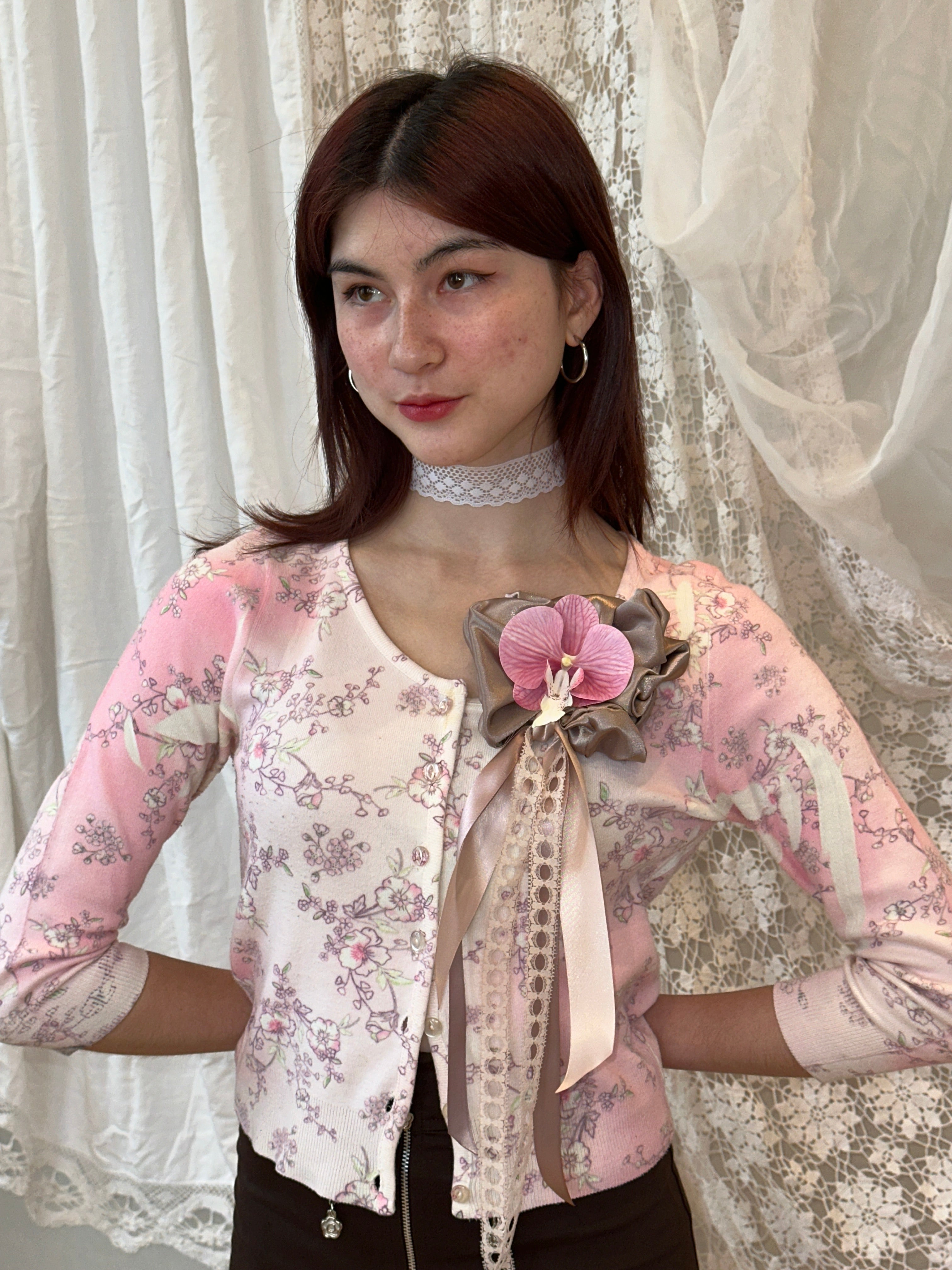 Odette Orchid Brooch