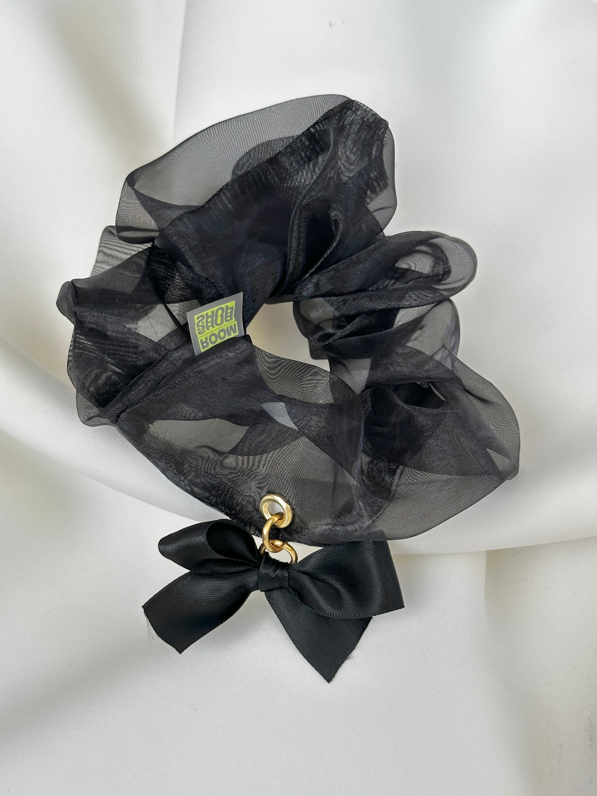 Marie Bow Charm Scrunchie