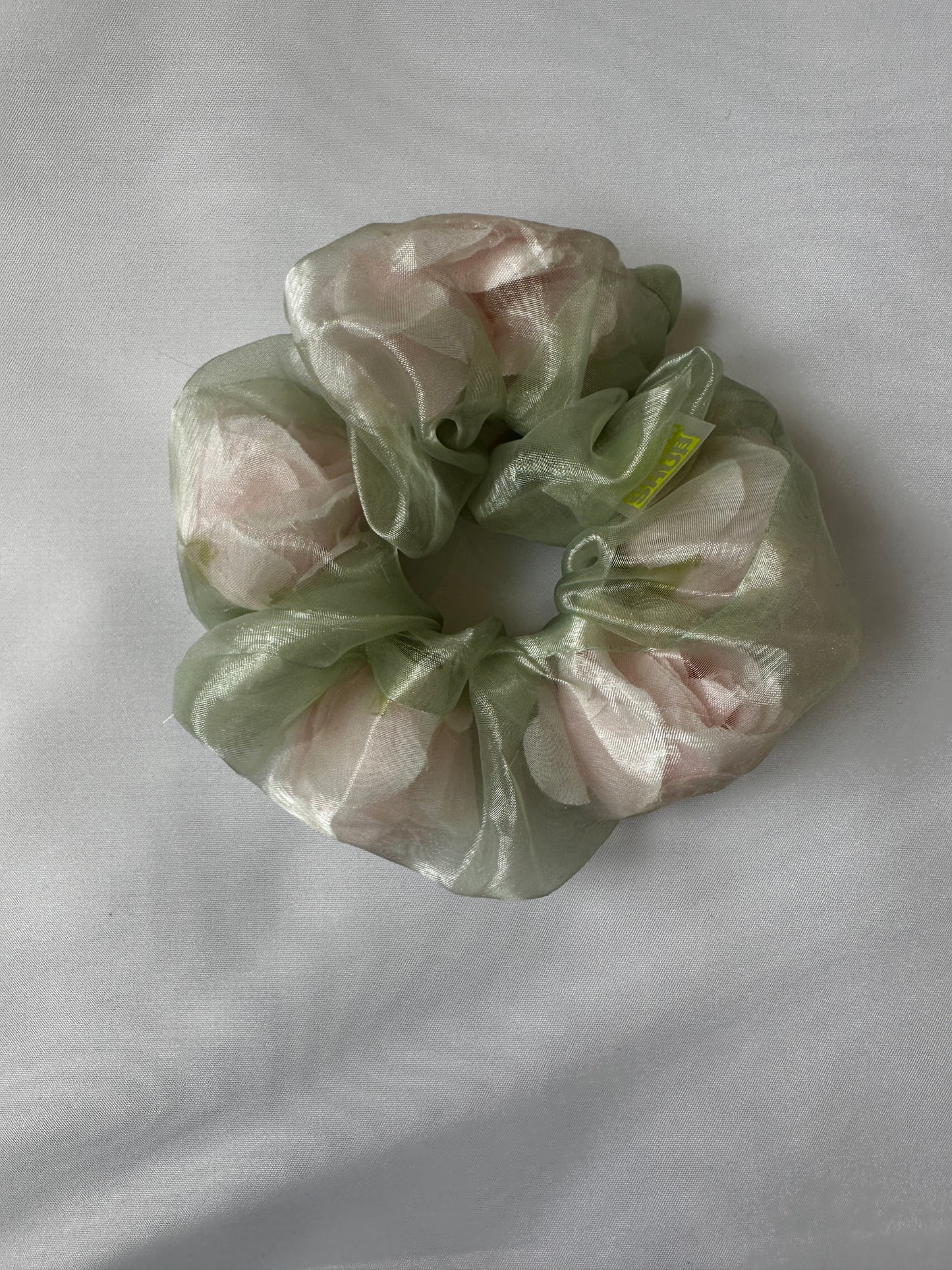Mini Sheer Rose Stuffed Scrunchie