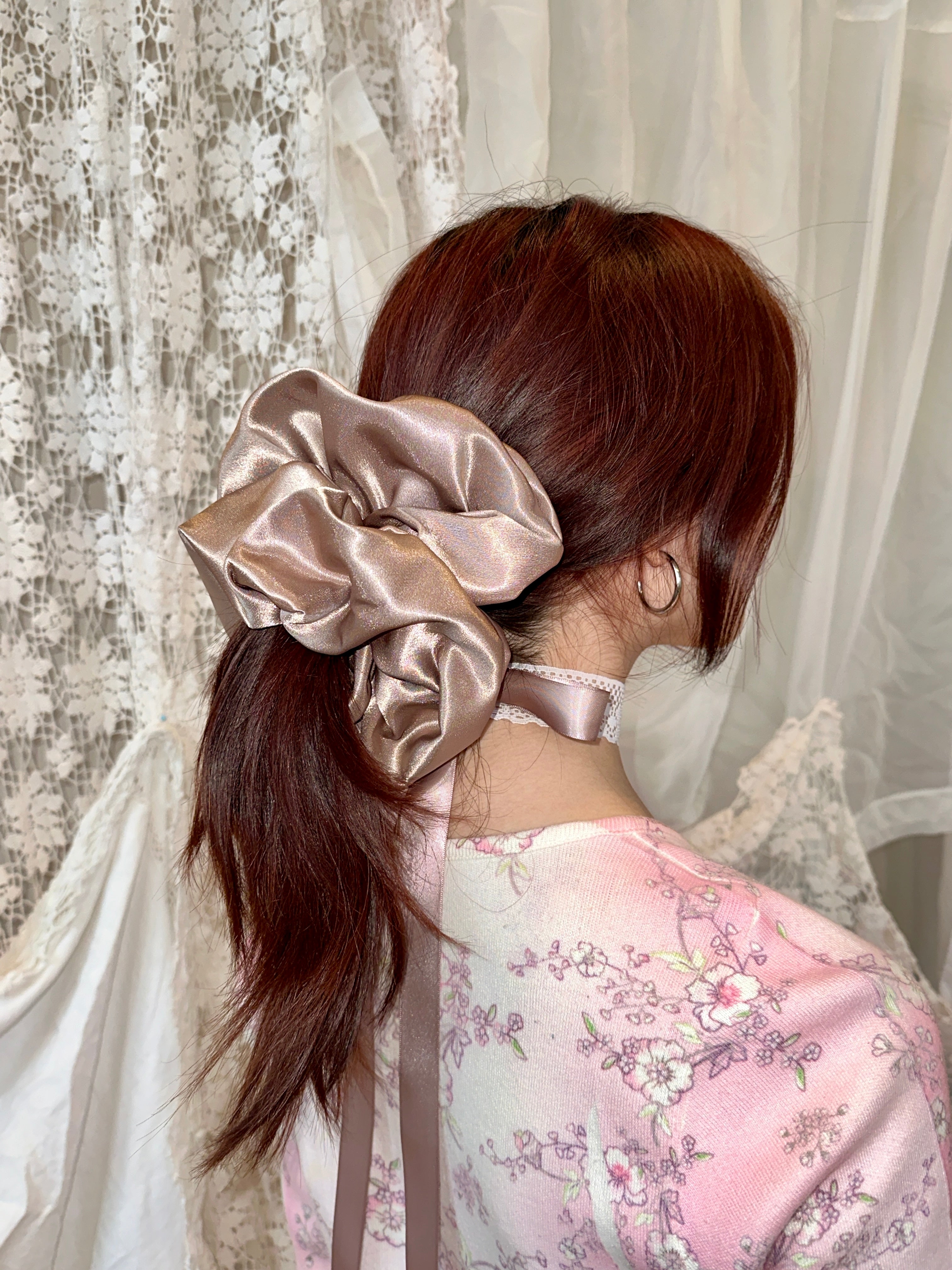 Giant Satin Scrunchie