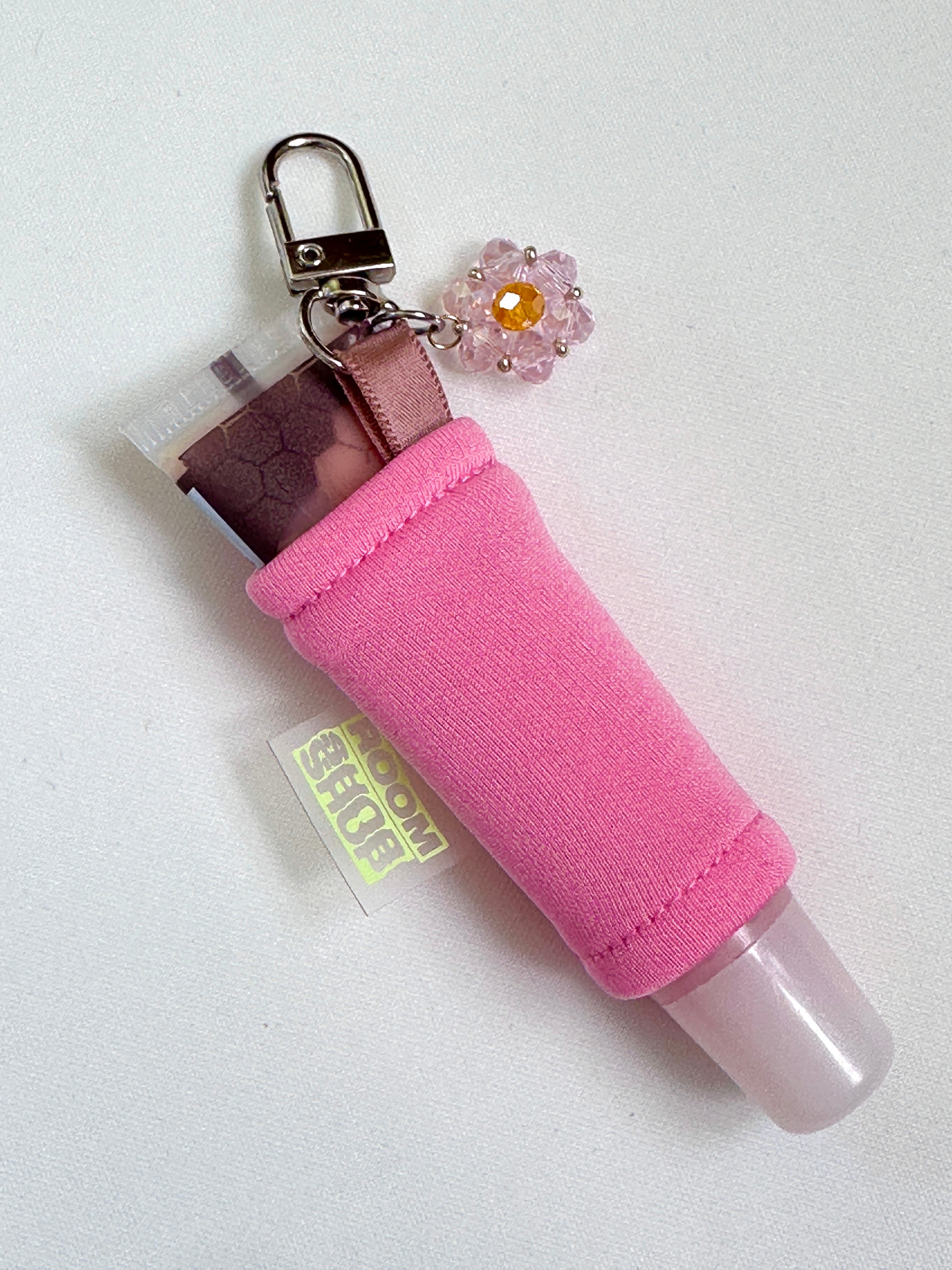 Lip Gloss Coozie Keychain
