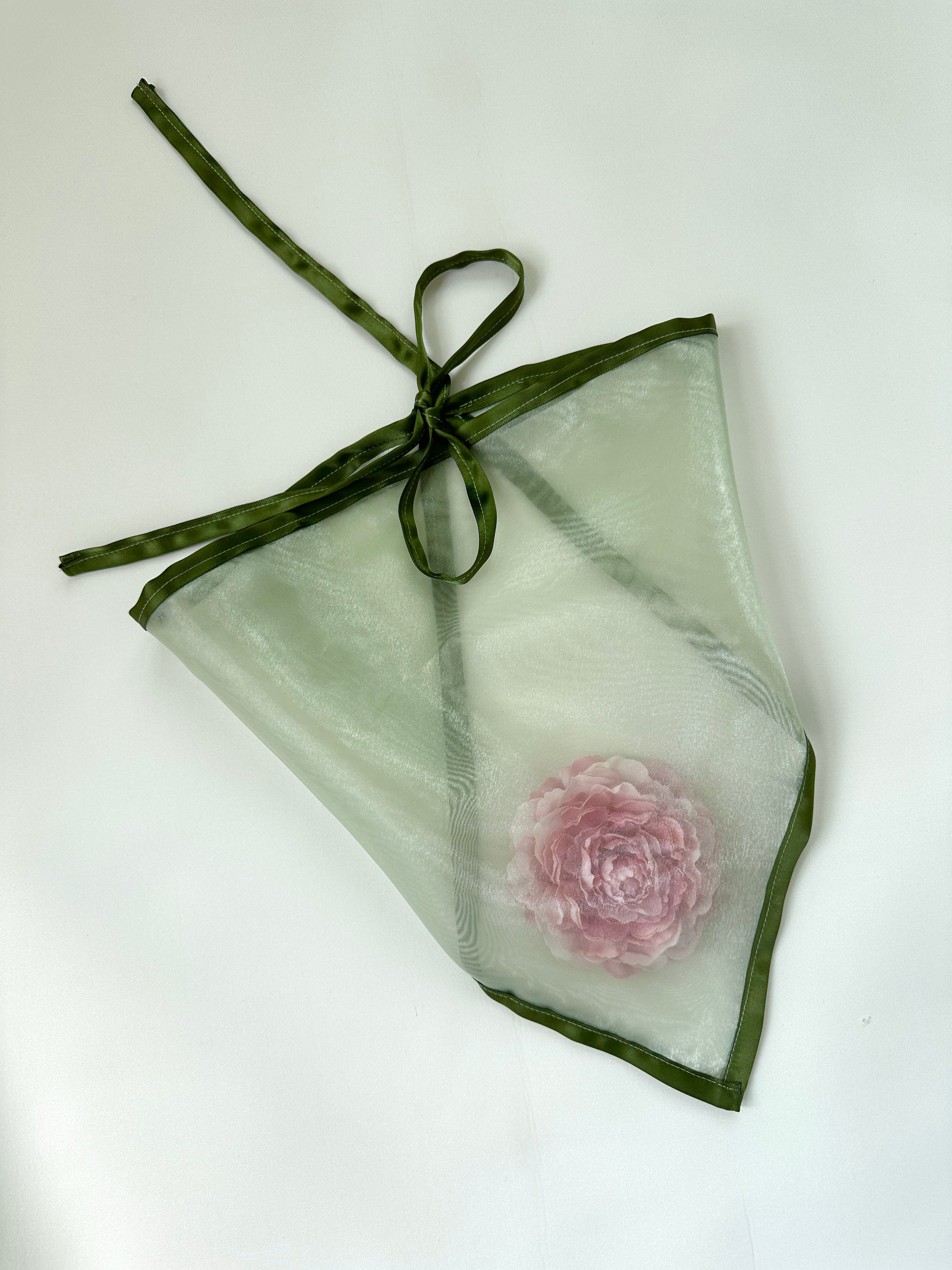 Peony Filled Headscarf