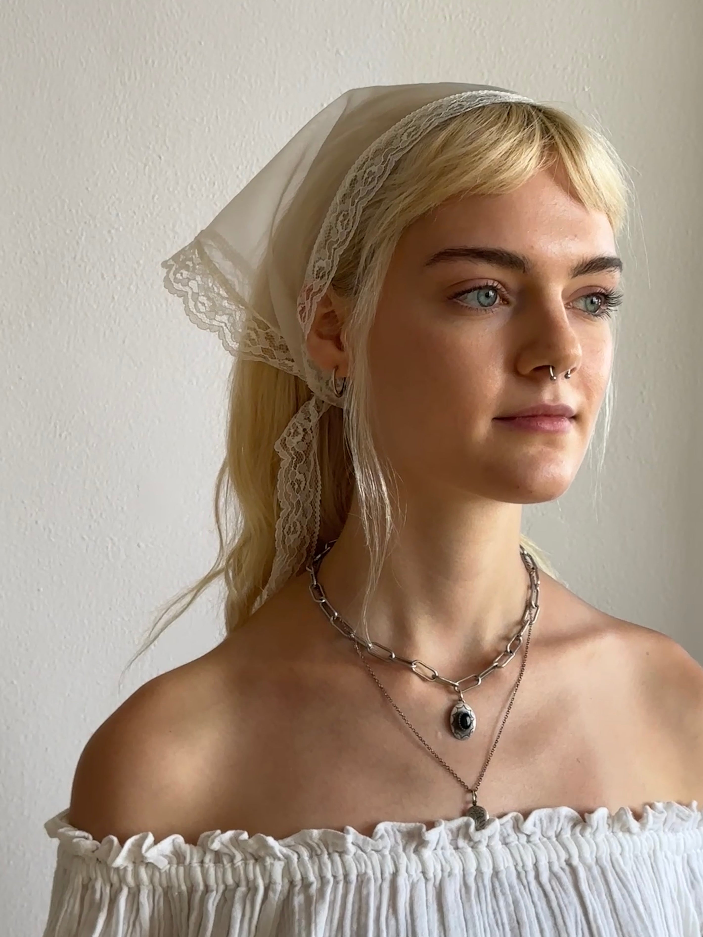The Lacy Headscarf