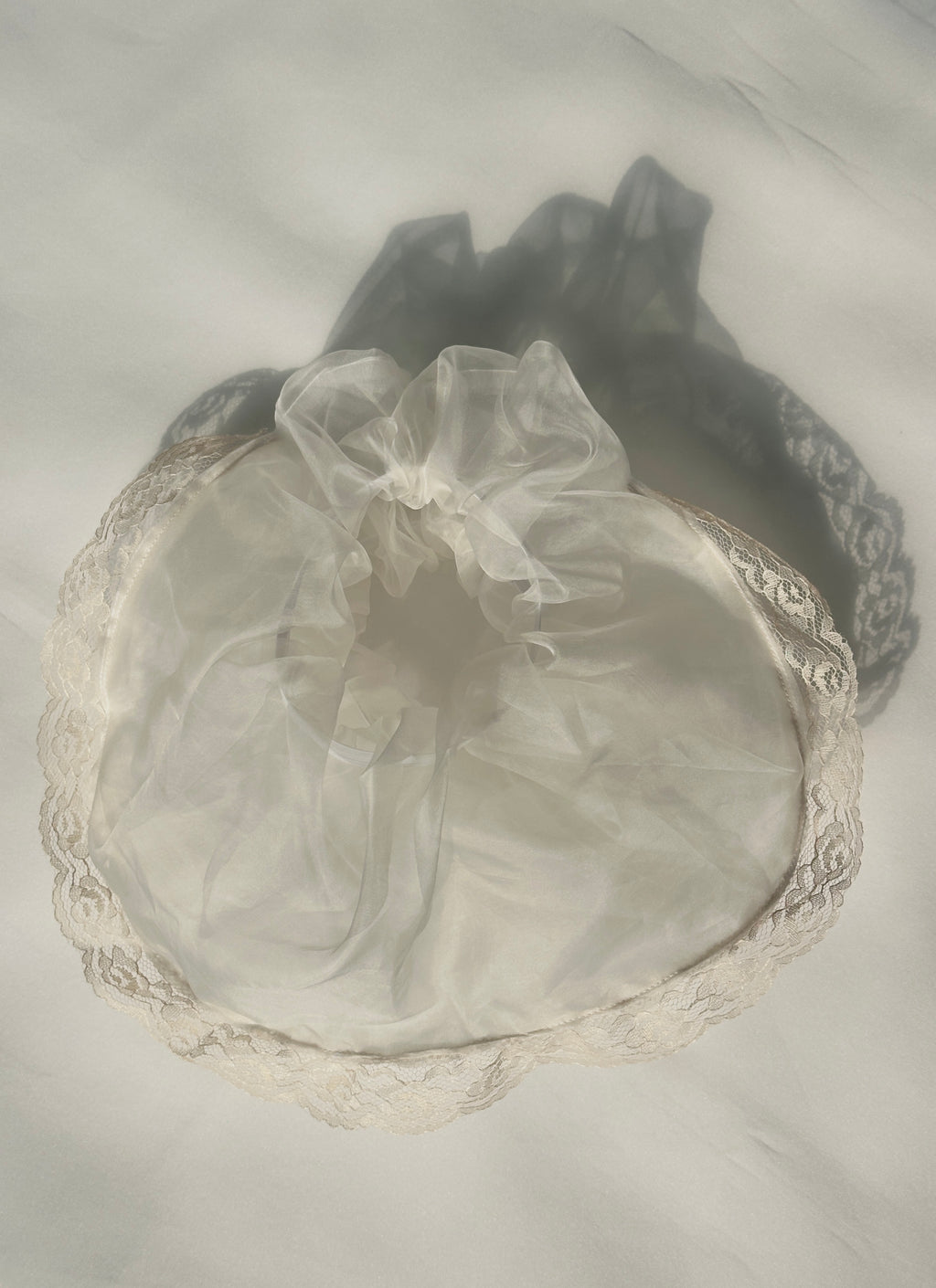 Lacy Silk Organza Clutch