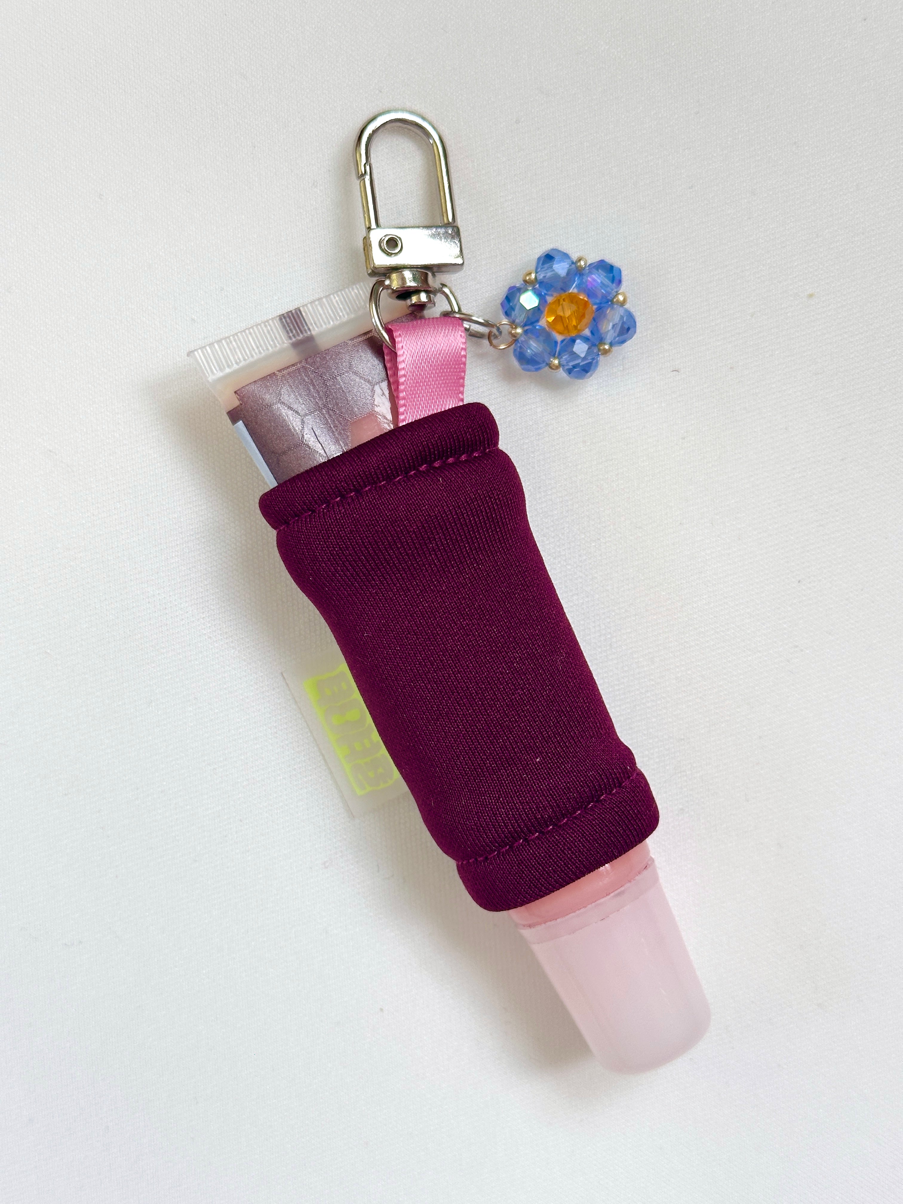 Lip Gloss Coozie Keychain