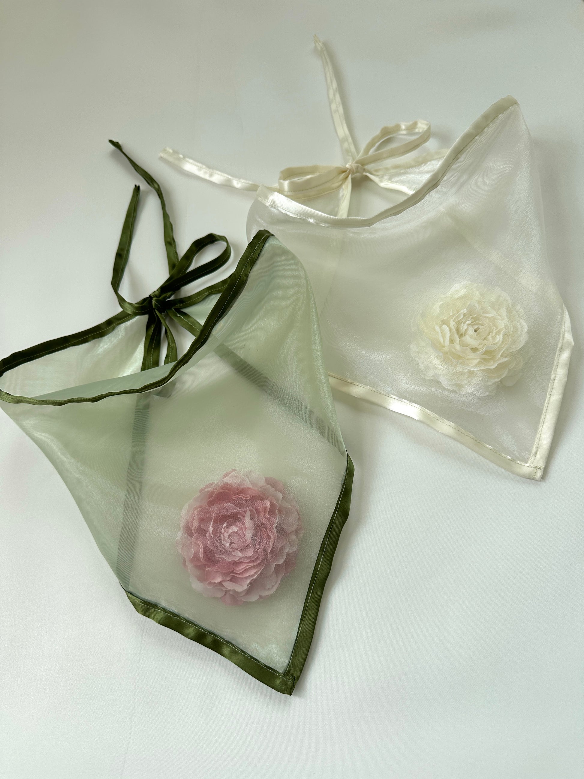 Peony Filled Headscarf