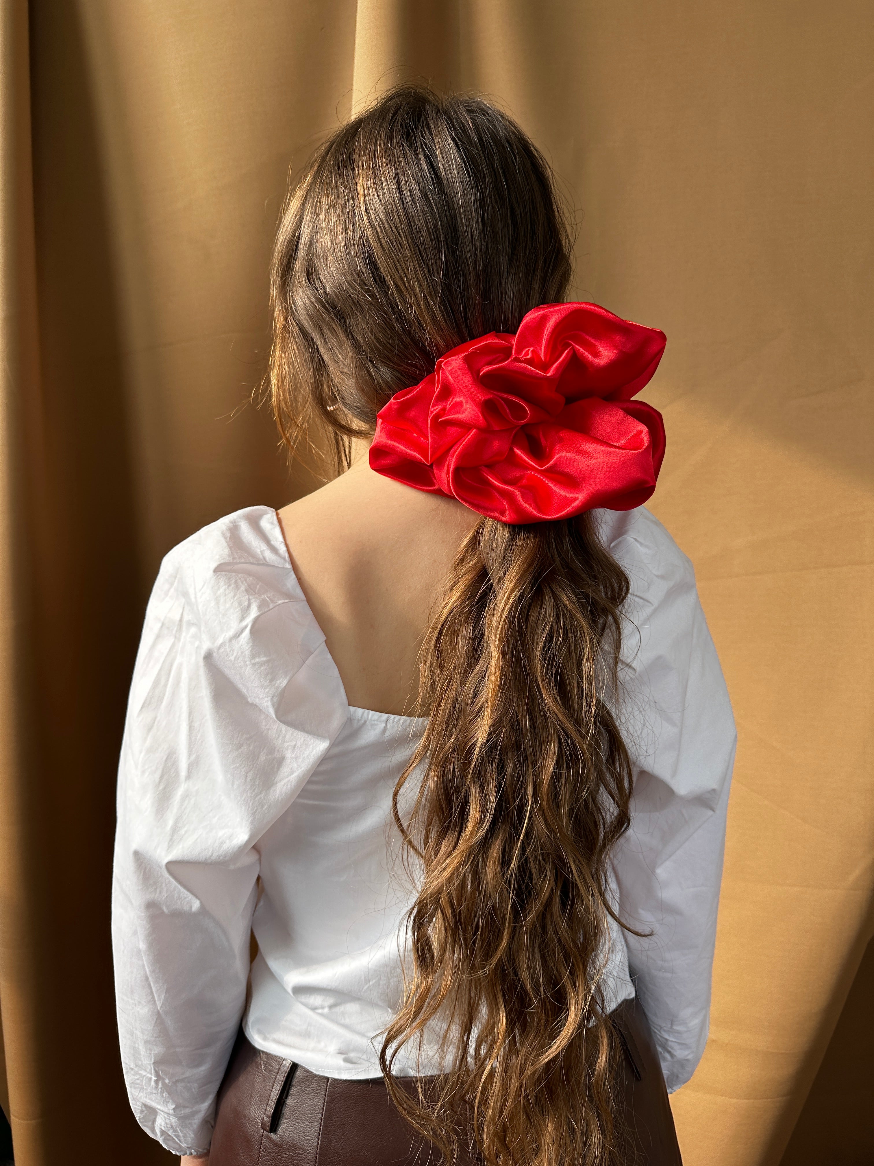 Giant Satin Scrunchie
