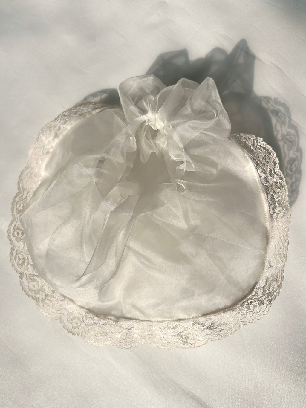 Lacy Silk Organza Clutch