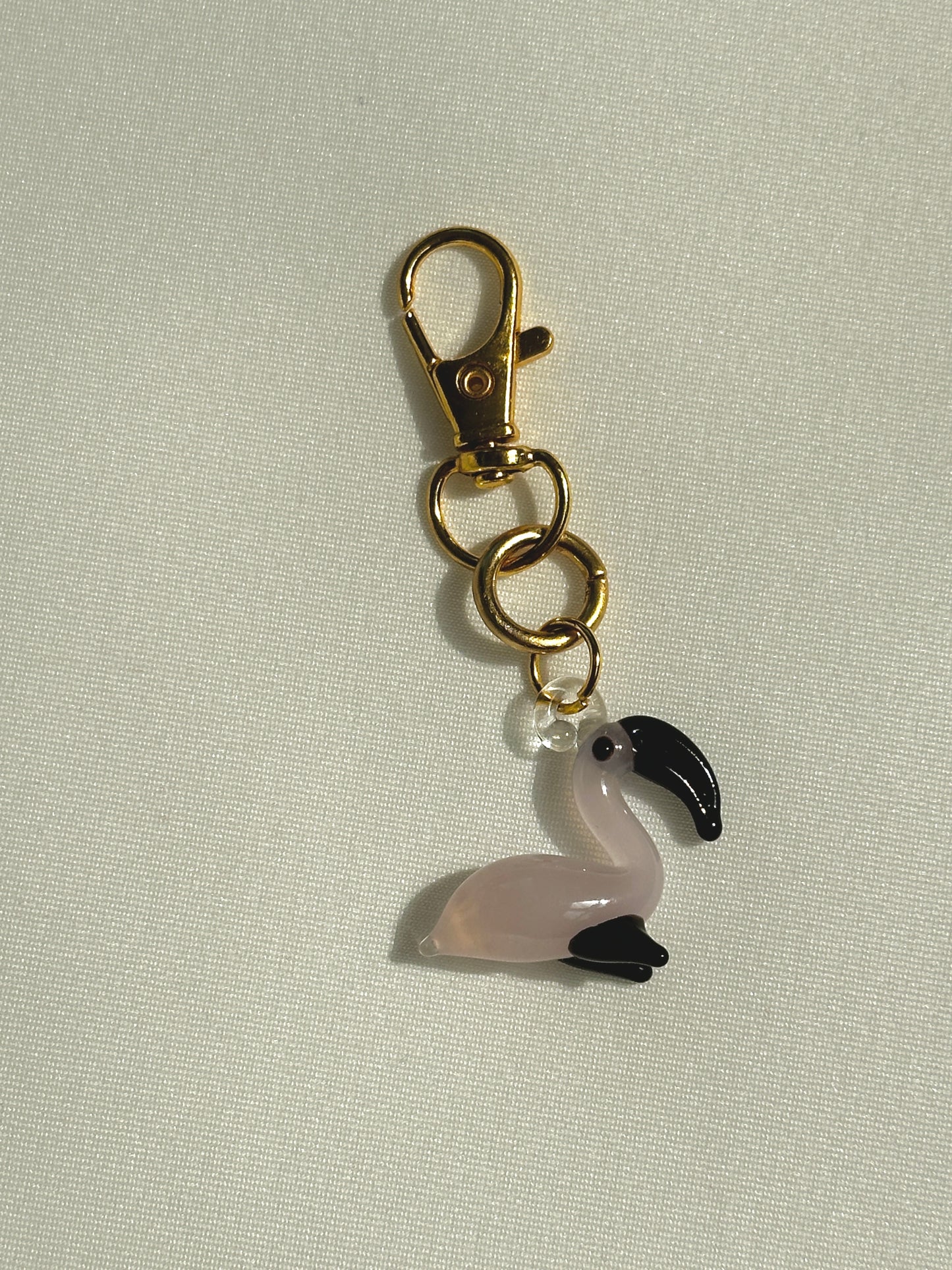 Glass Charm Clip