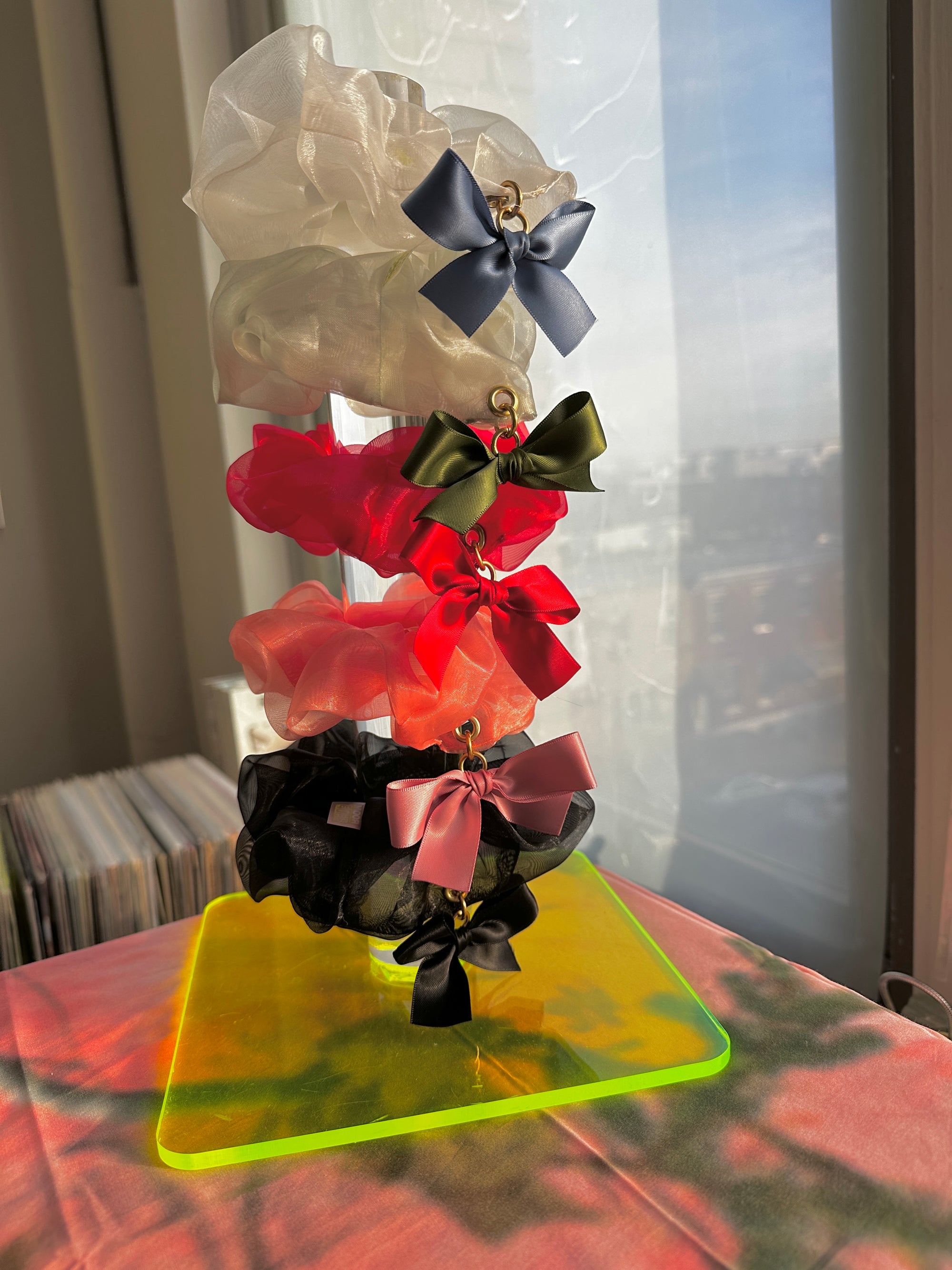 Marie Bow Charm Scrunchie