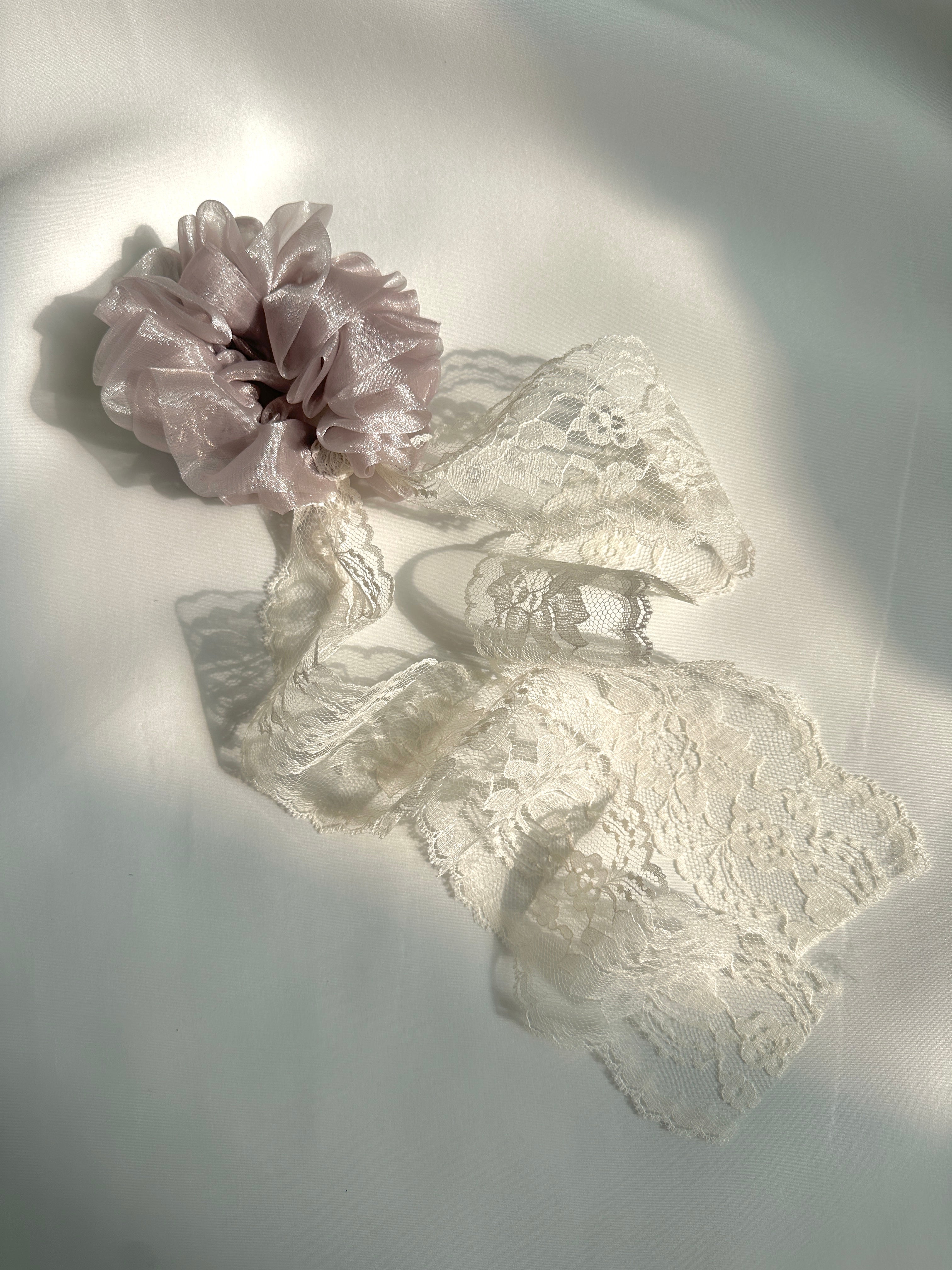 Mia Lace Scrunchie