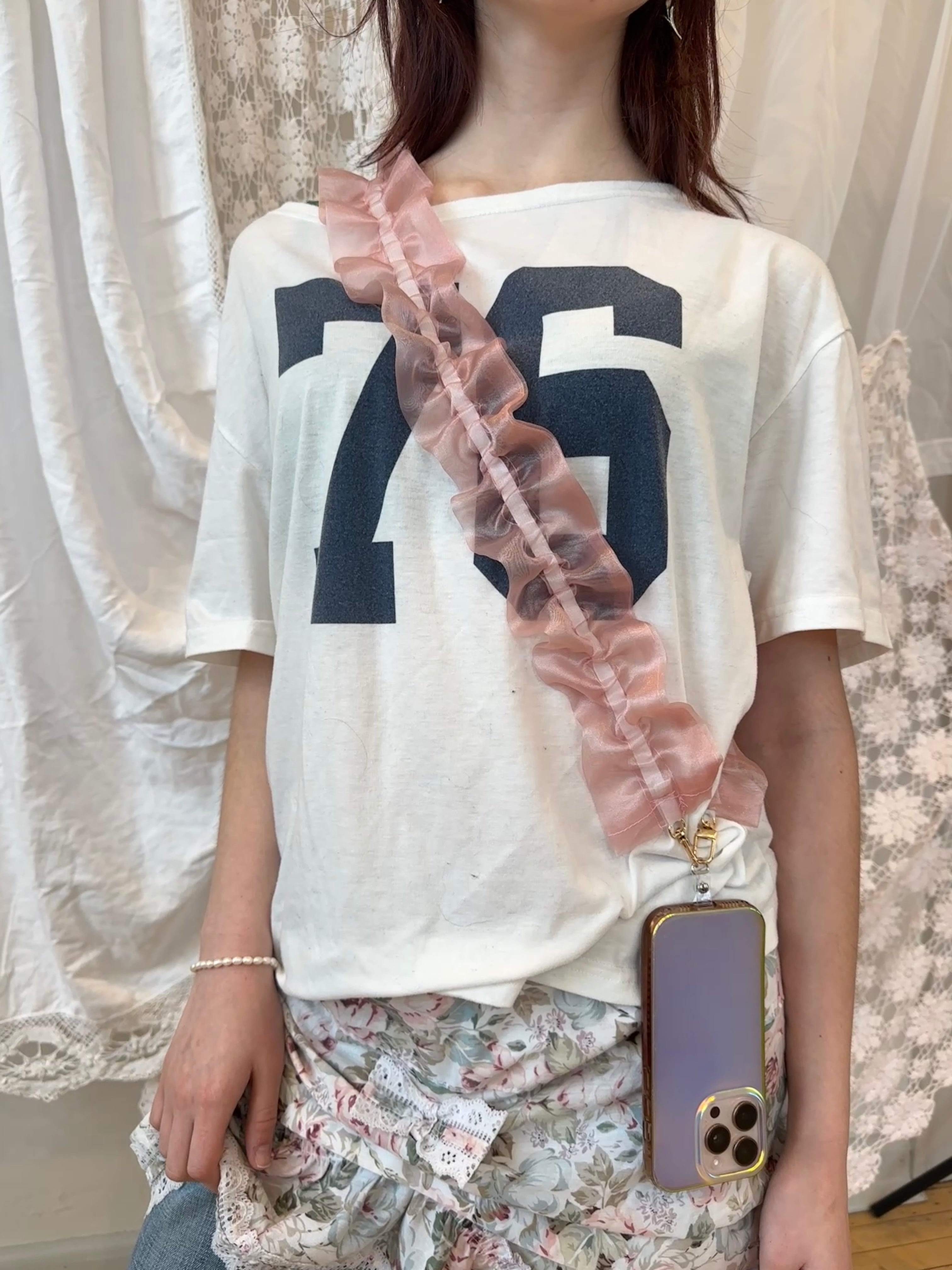 Ruffle Phone Strap – Room Shop
