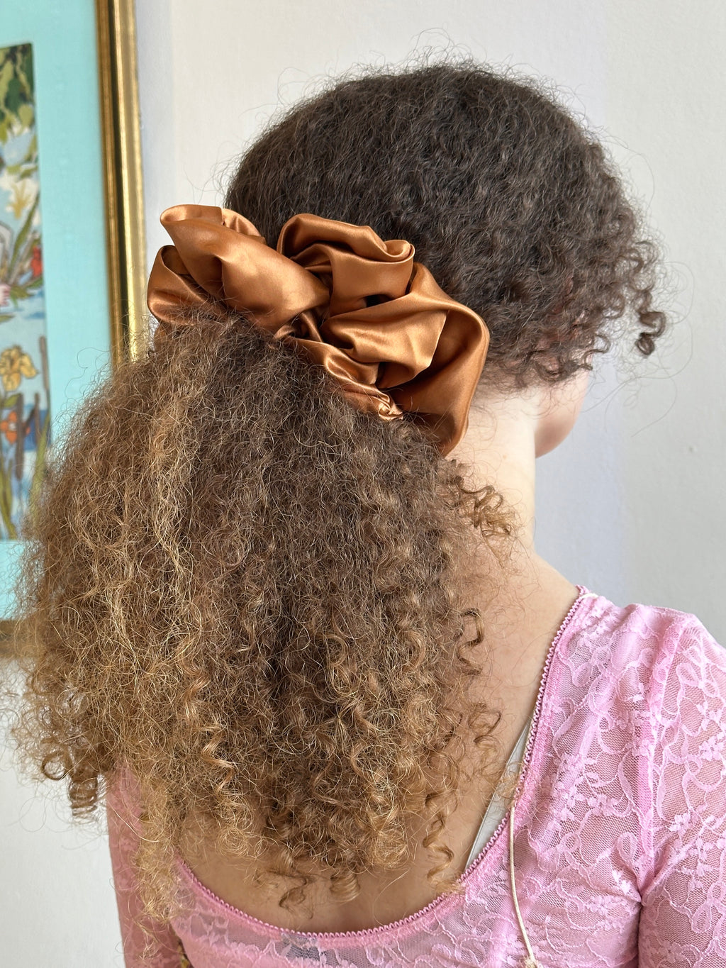 Giant Satin Scrunchie