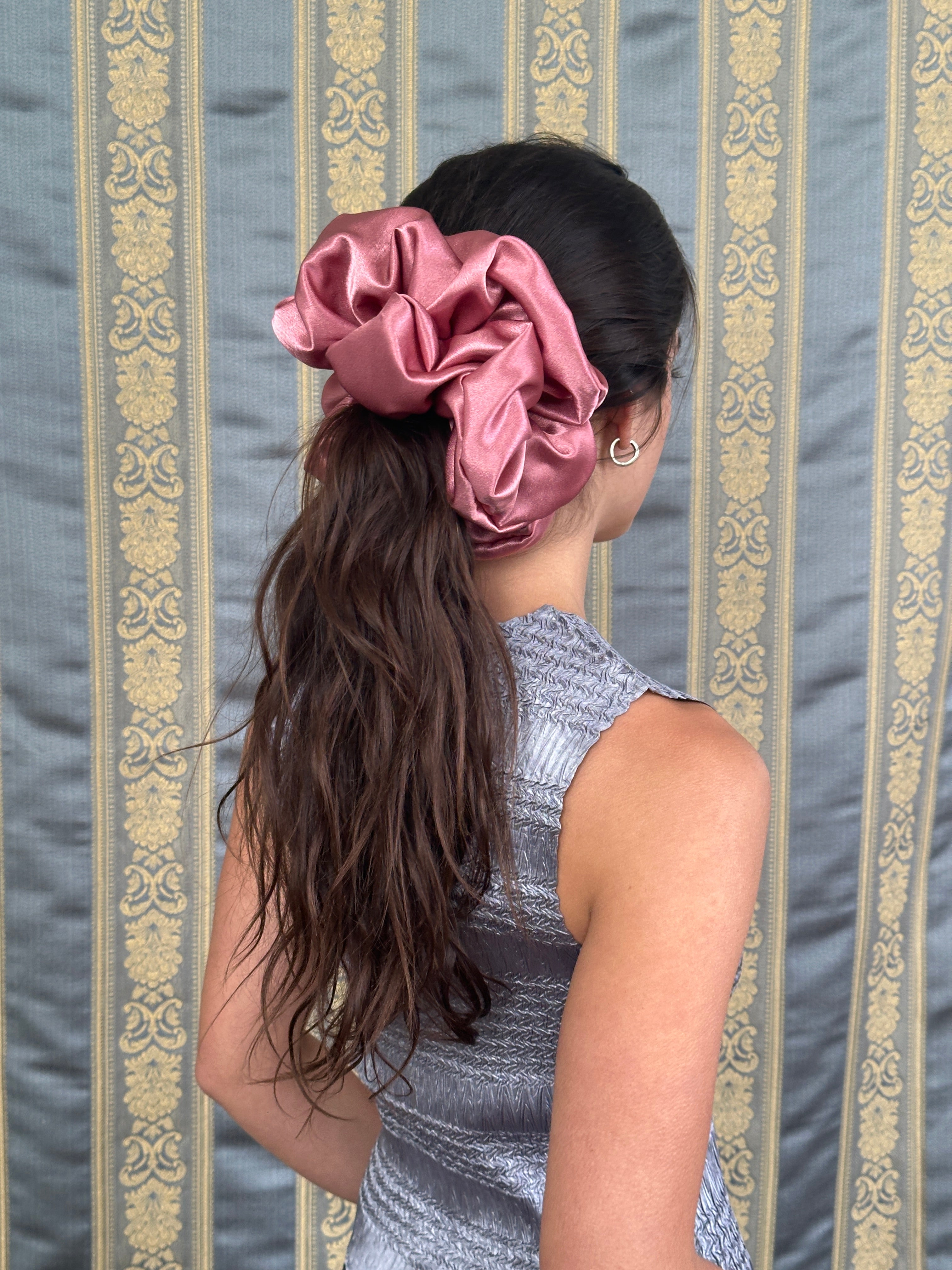 Giant Satin Scrunchie
