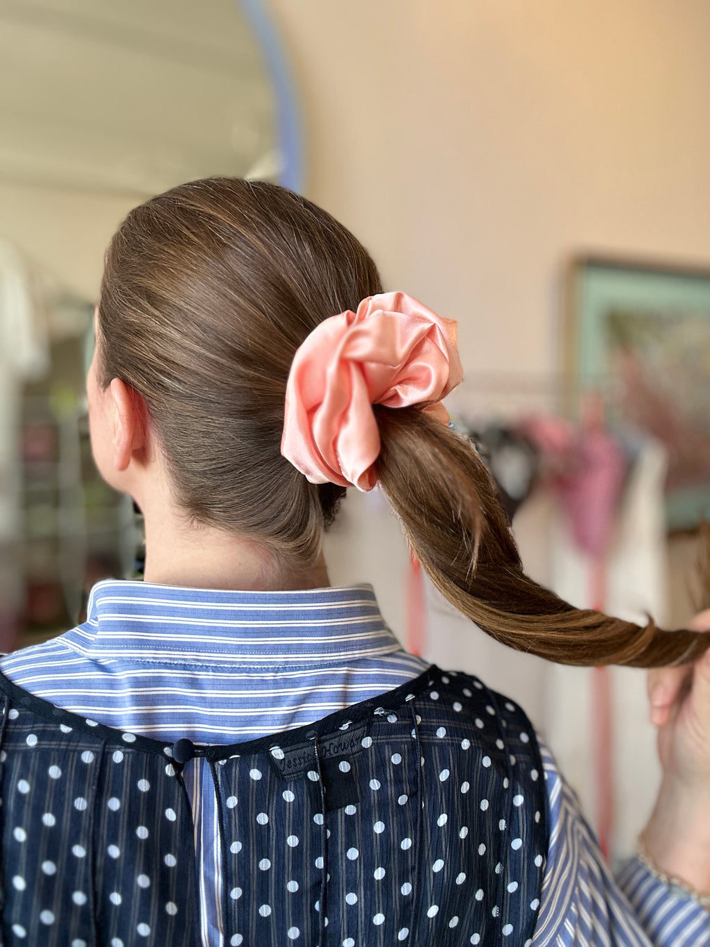 Mini Satin Scrunchie