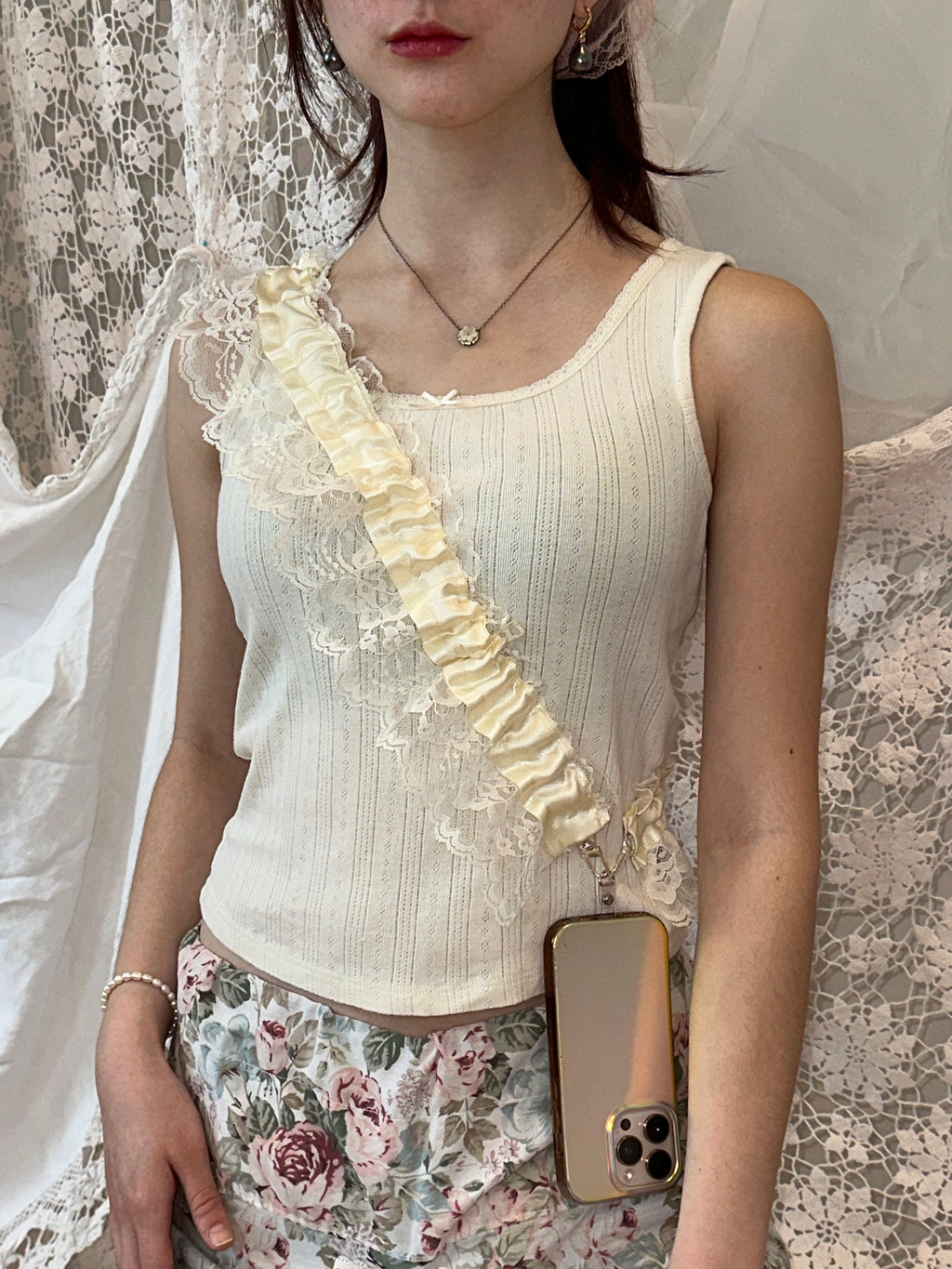 Suffragette Sash Phone Strap