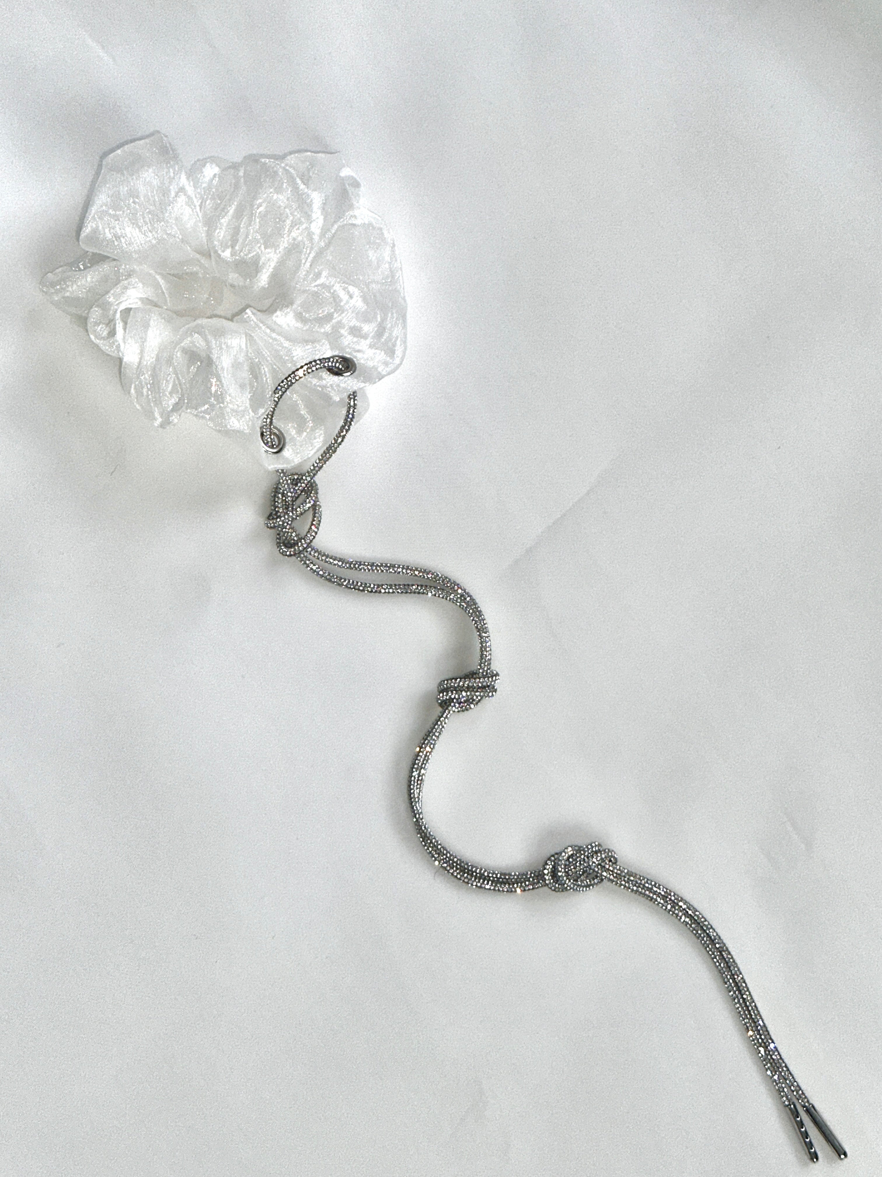 Kendall Rhinestone Rope Scrunchie