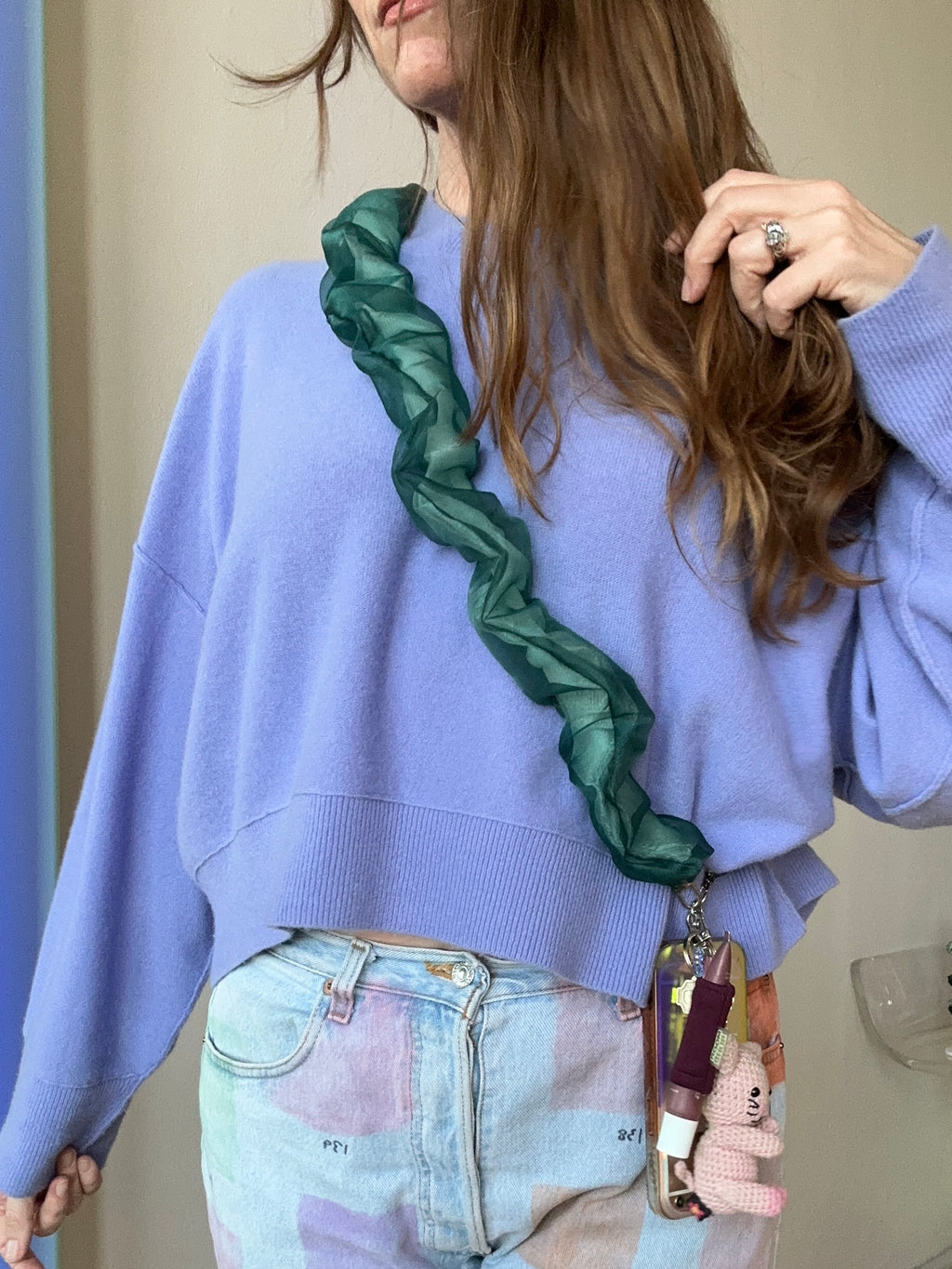 Scrunchie Crossbody Strap