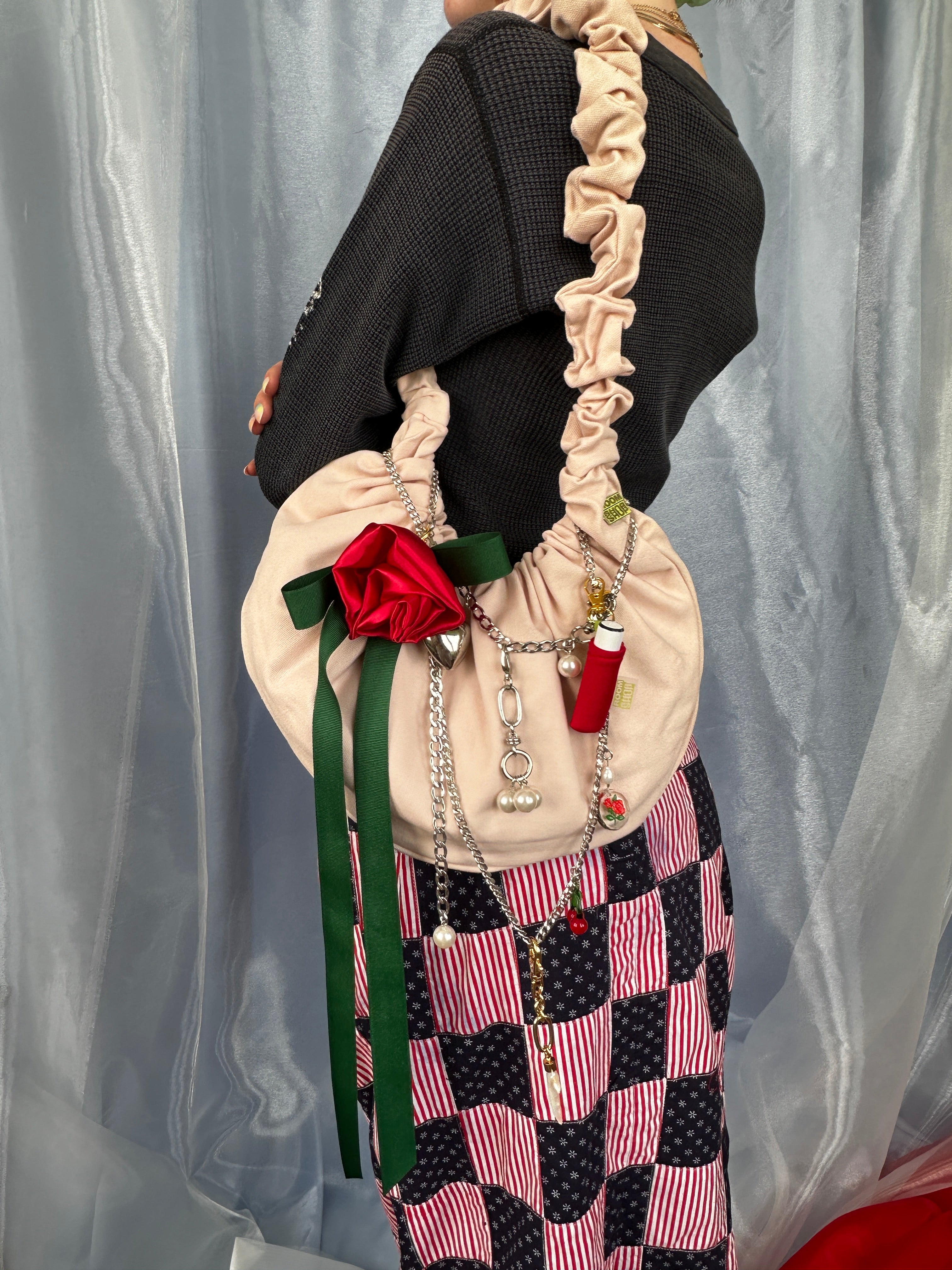 Rosie Bow Bag Charm