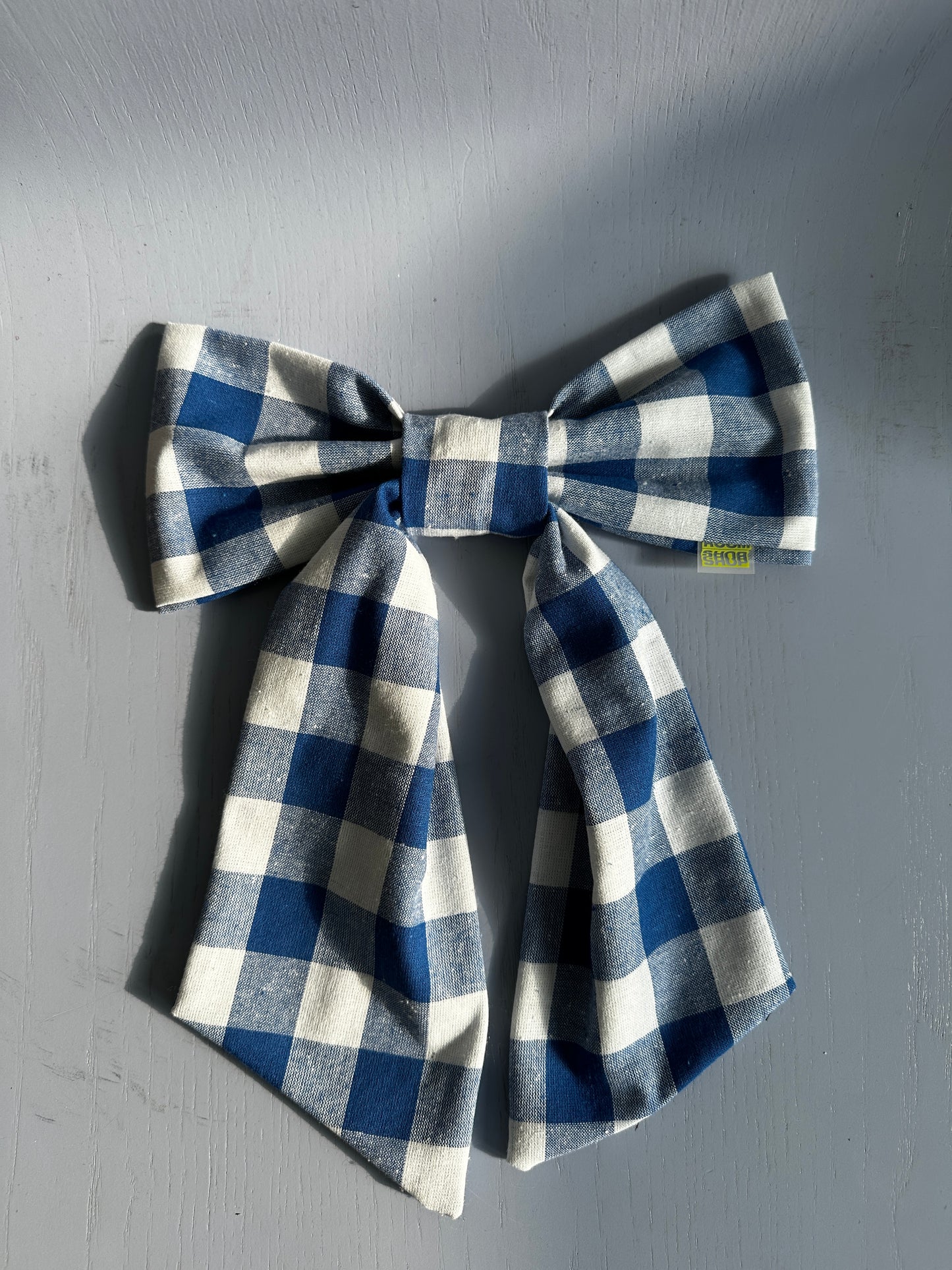 Picnic Gingham Bow Clip