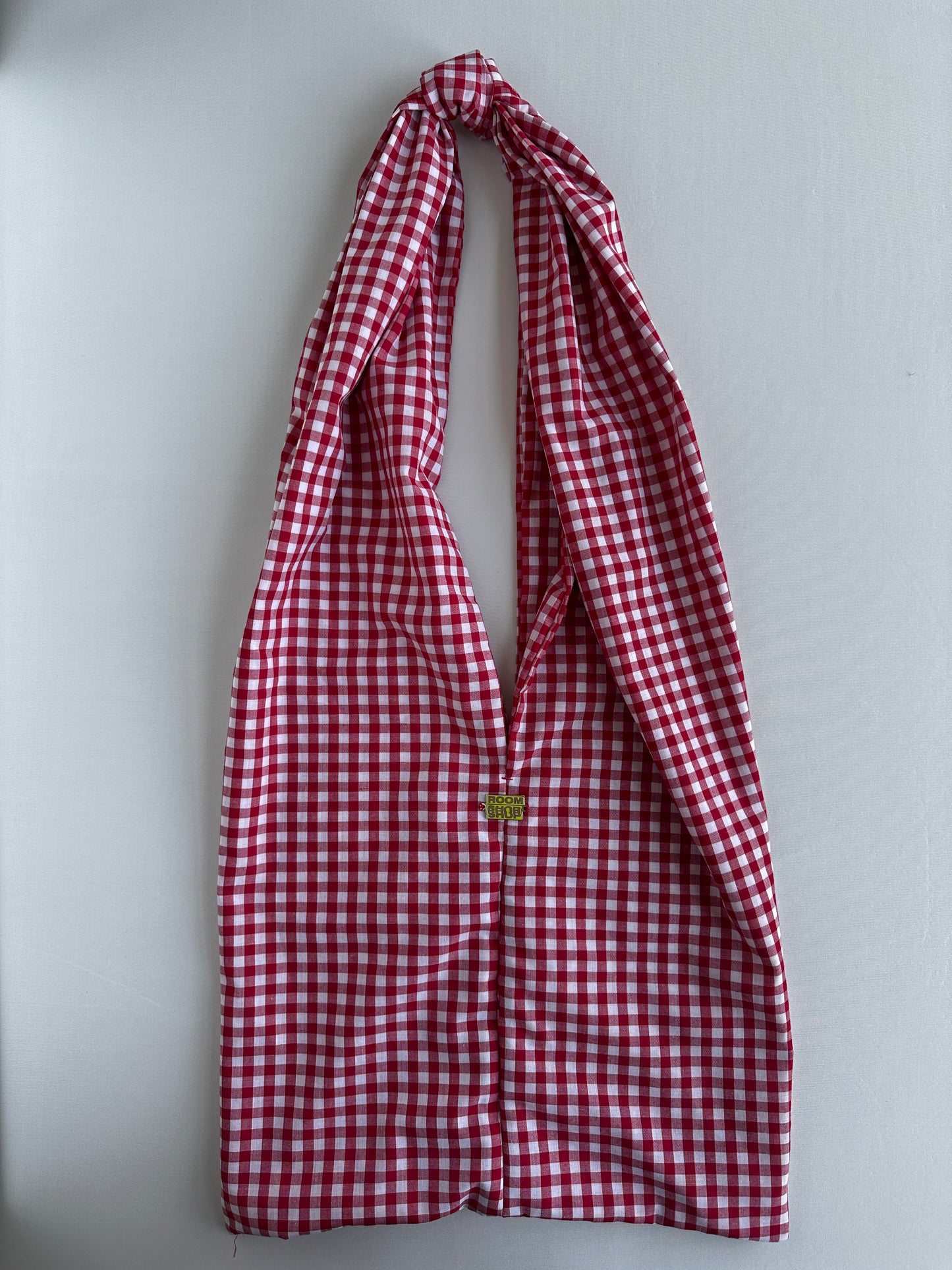 Gingham Knot Tote Bag