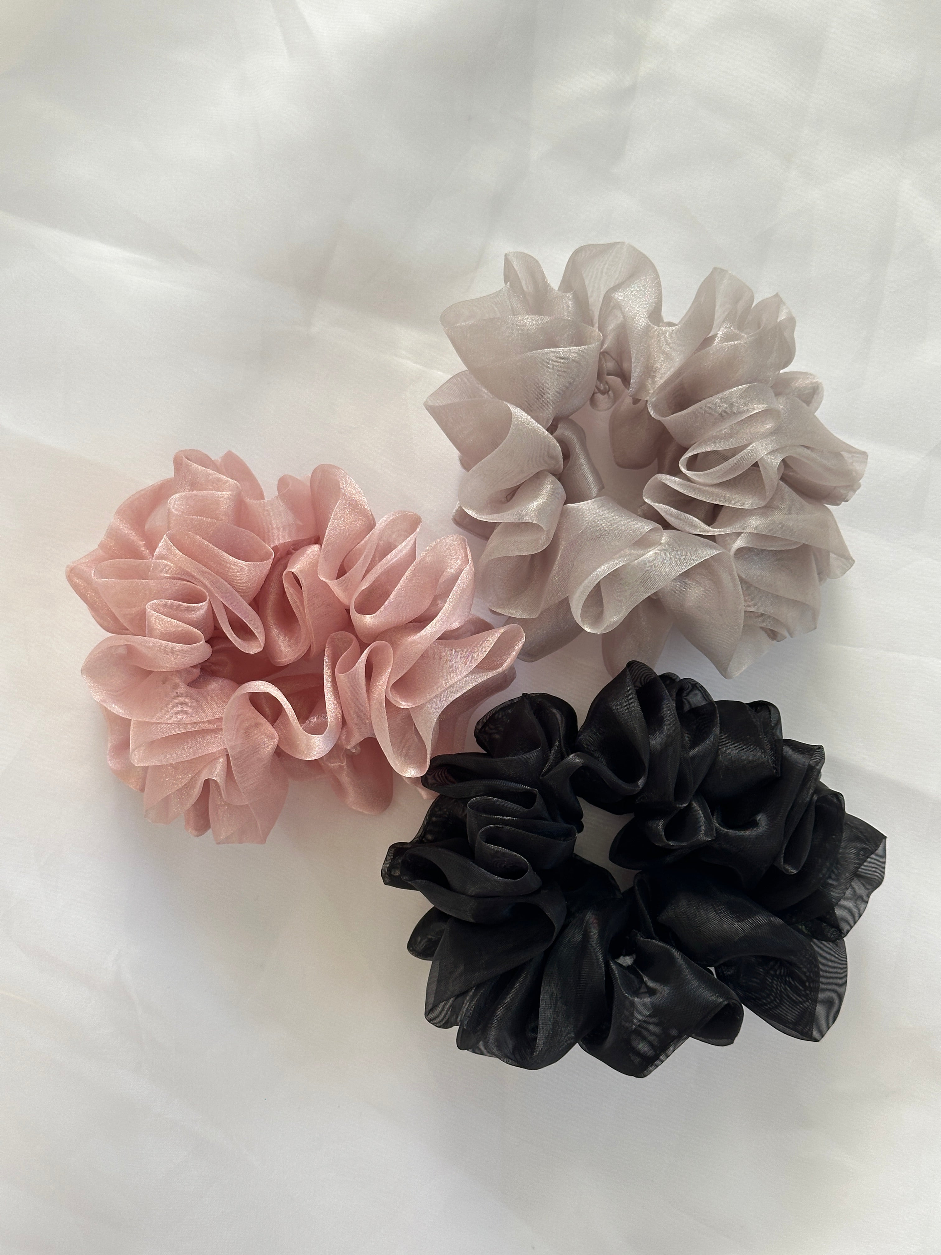 Ruffle Scrunchie 3 Pack
