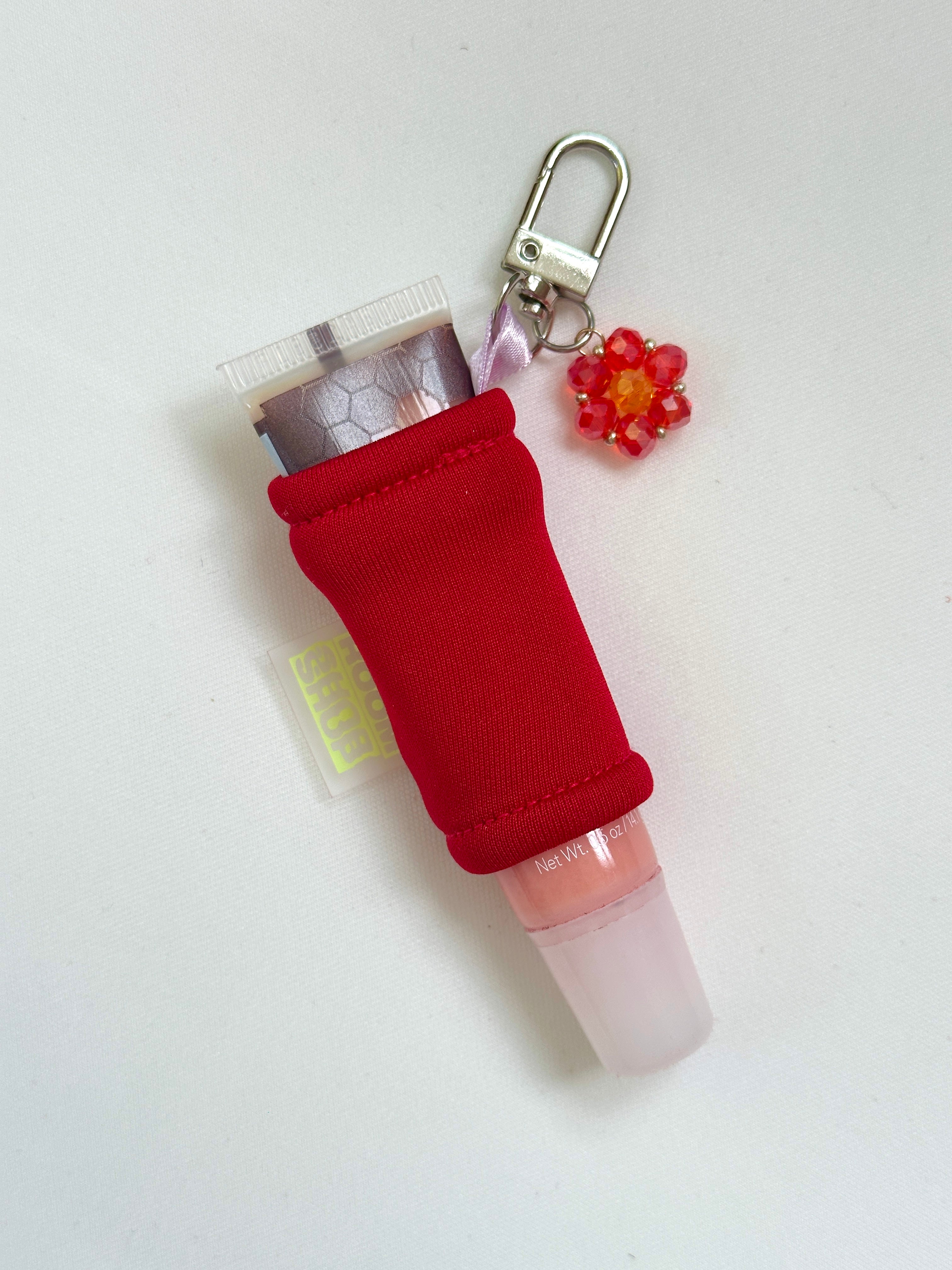 Lip Gloss Coozie Keychain
