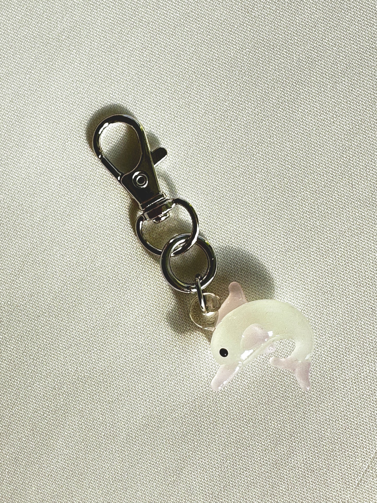 Glass Charm Clip