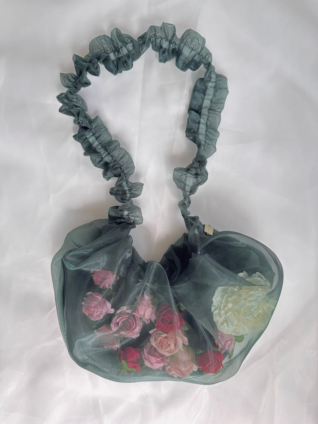 Rose Filled Crossbody Bag
