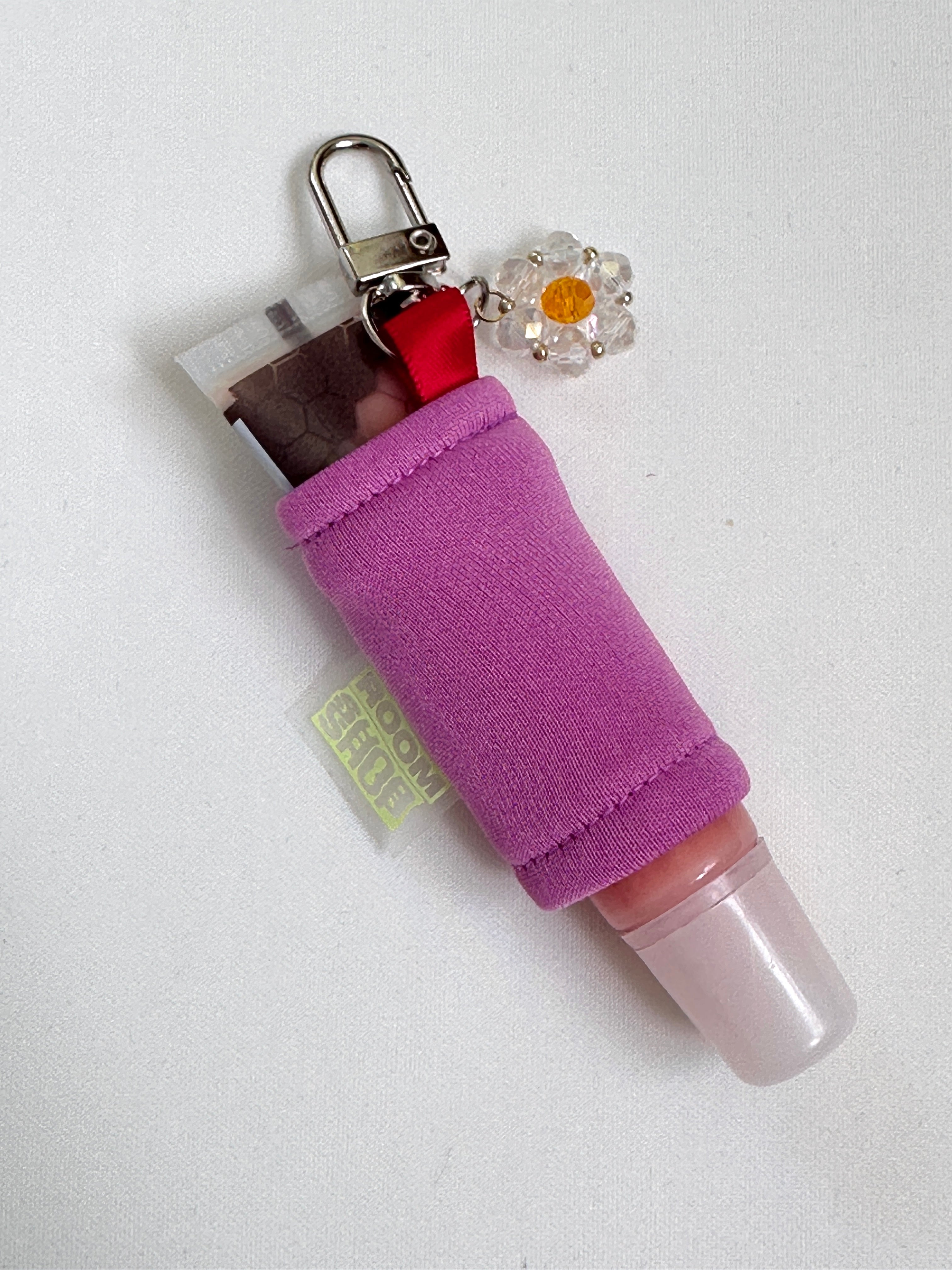 Lip Gloss Coozie Keychain