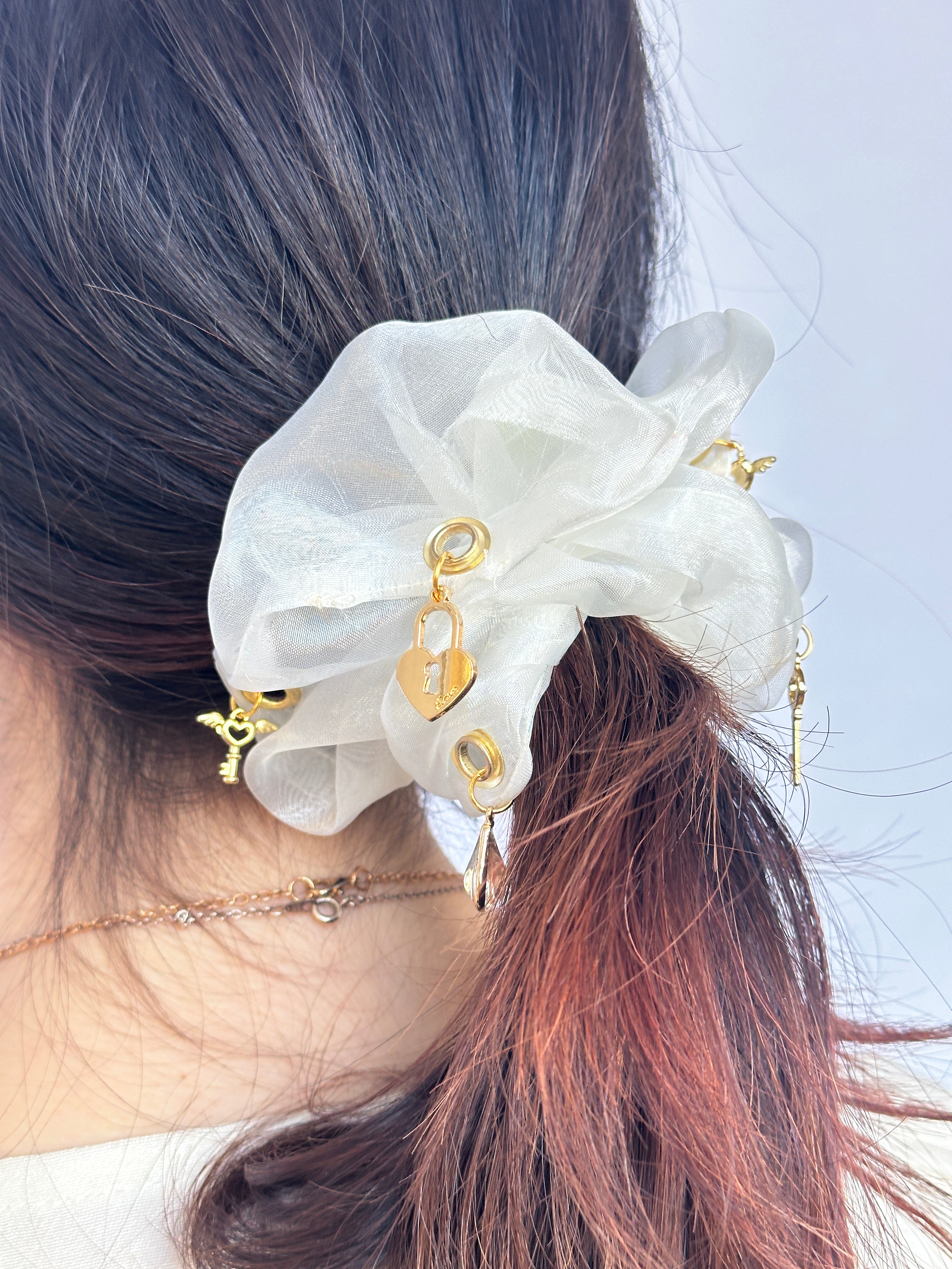 Chandelier Charm Scrunchie