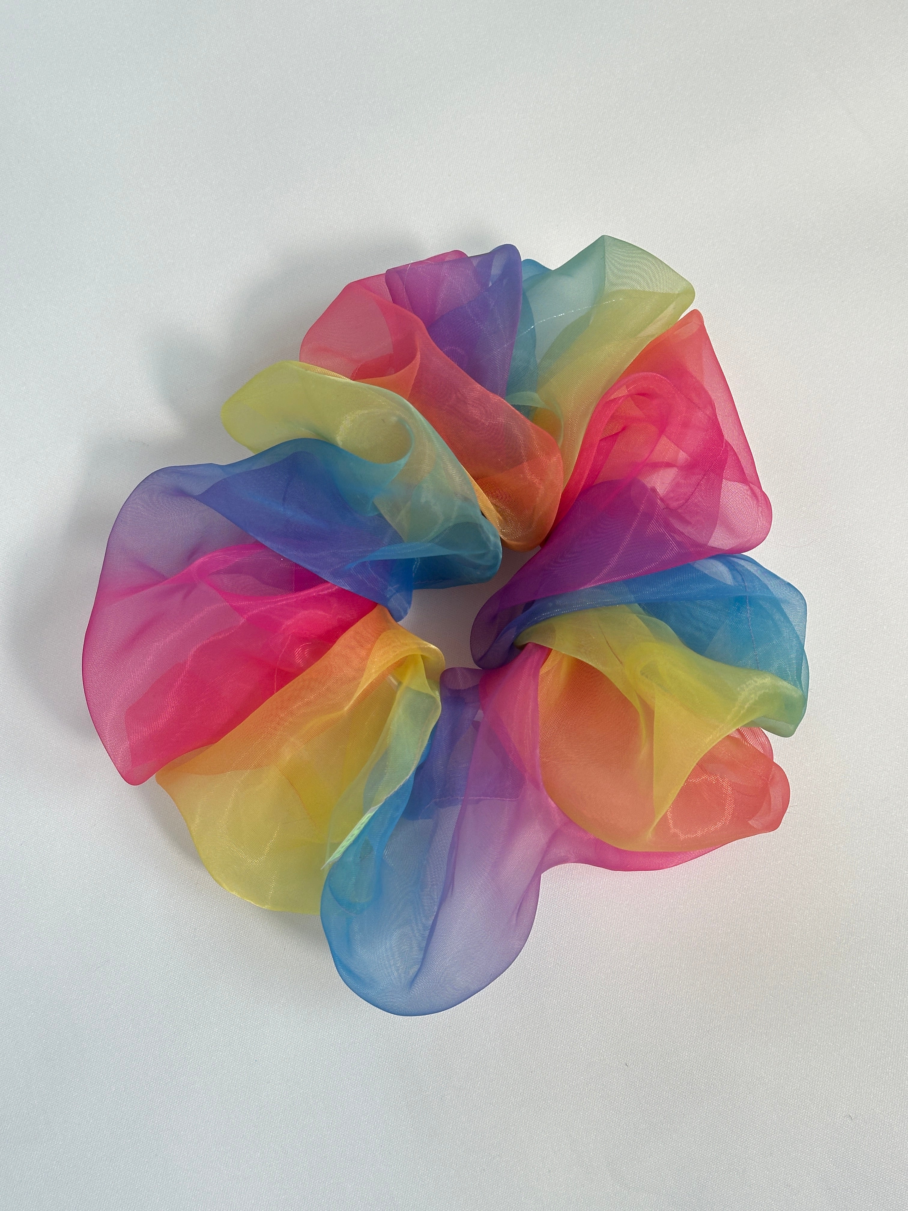 Giant Rainbow Cloud Scrunchie